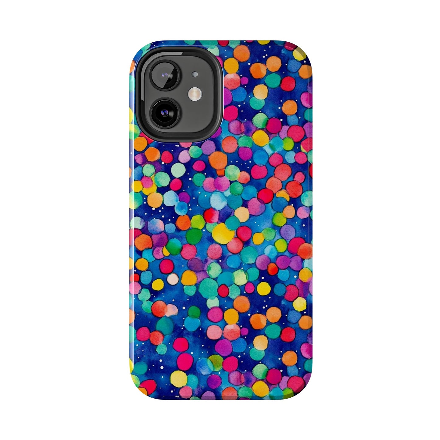 Trendy Spots | Colorful Blues Polka Dots
