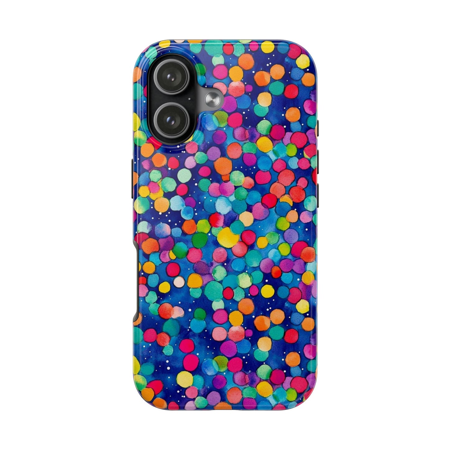 Trendy Spots | Colorful Blues Polka Dots