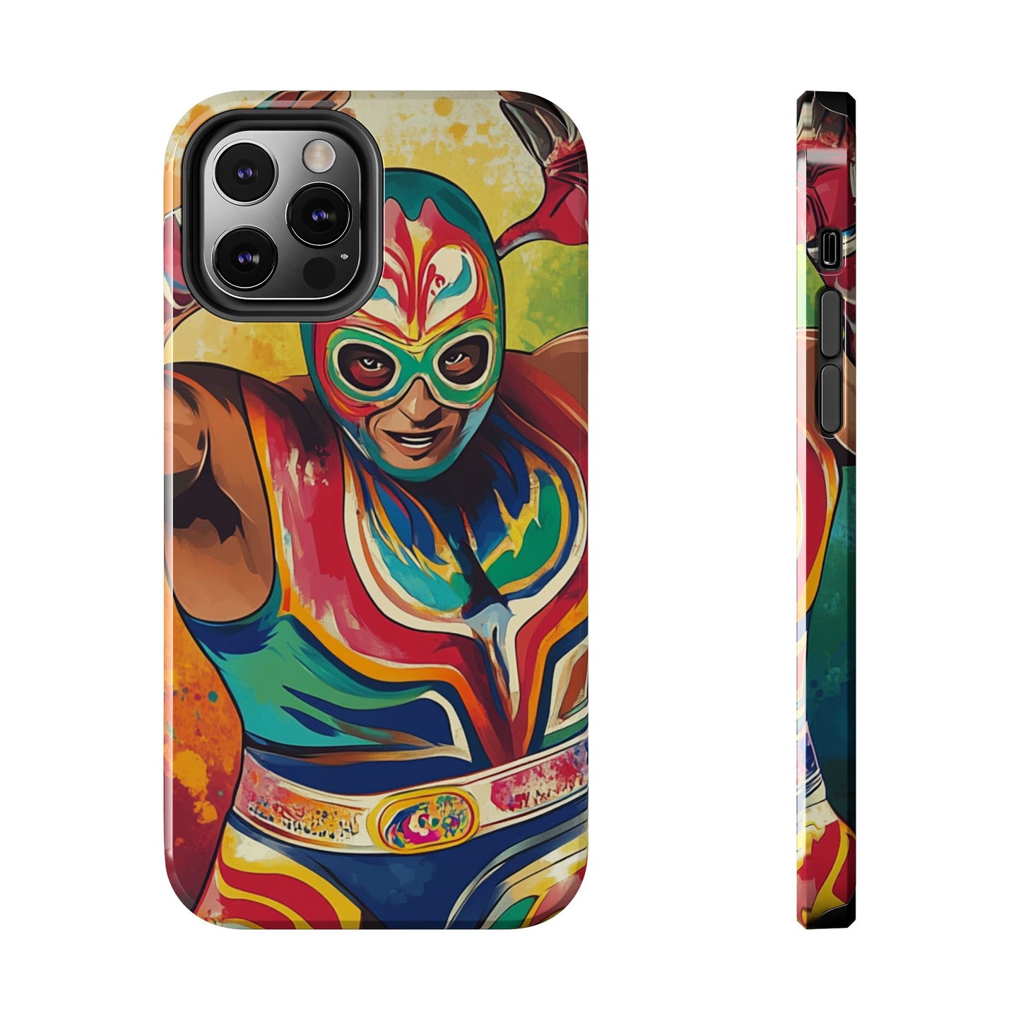 Mexicana de Corazon | Colorful Lucha Libre Wrestler