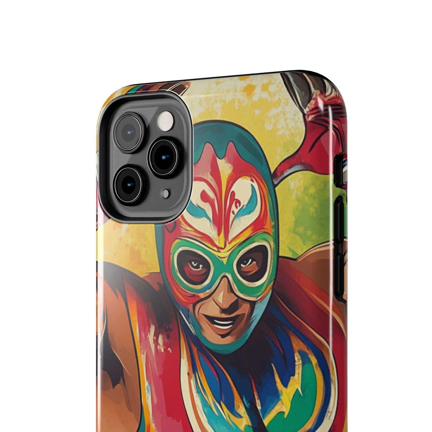 Mexicana de Corazon | Colorful Lucha Libre Wrestler