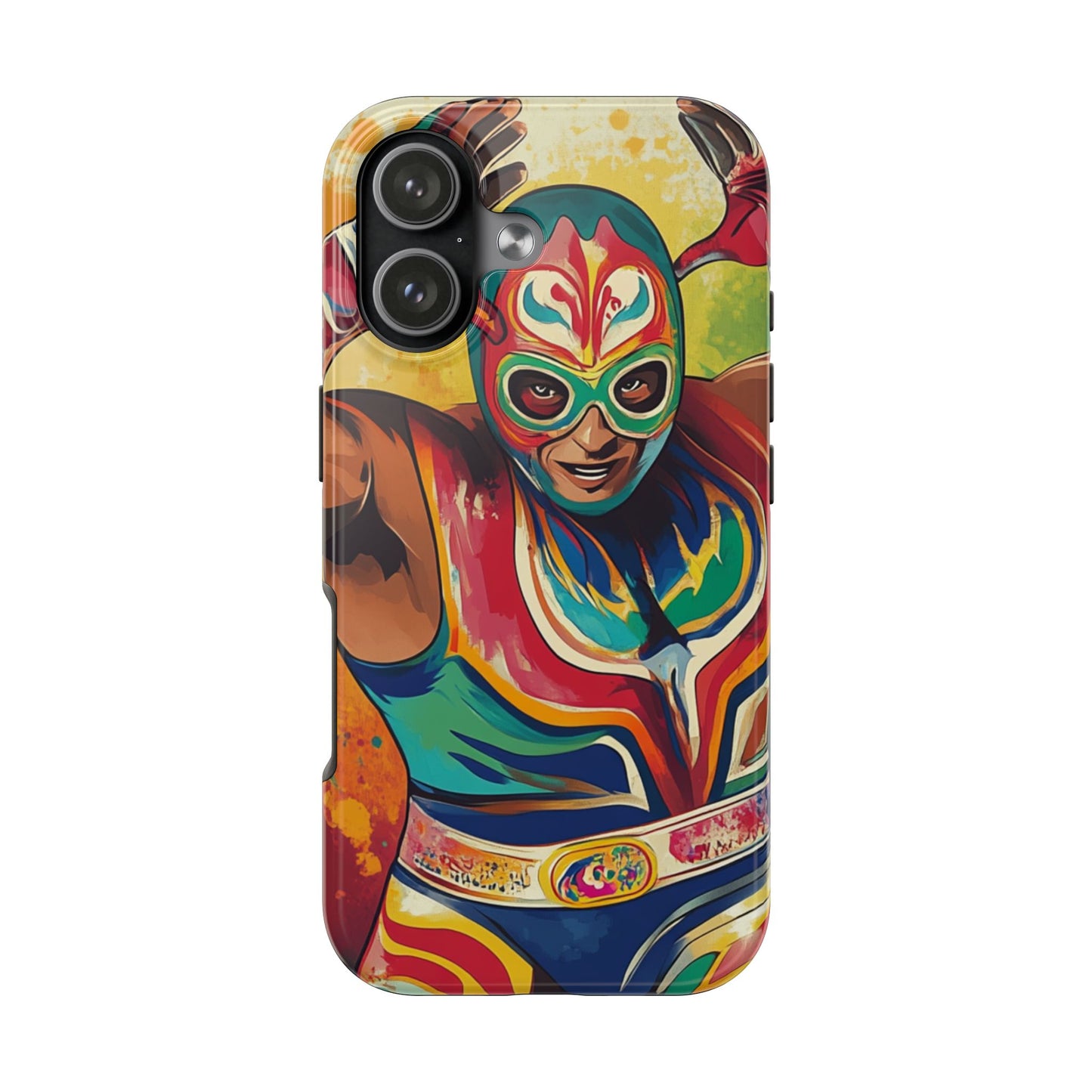 Mexicana de Corazon | Colorful Lucha Libre Wrestler