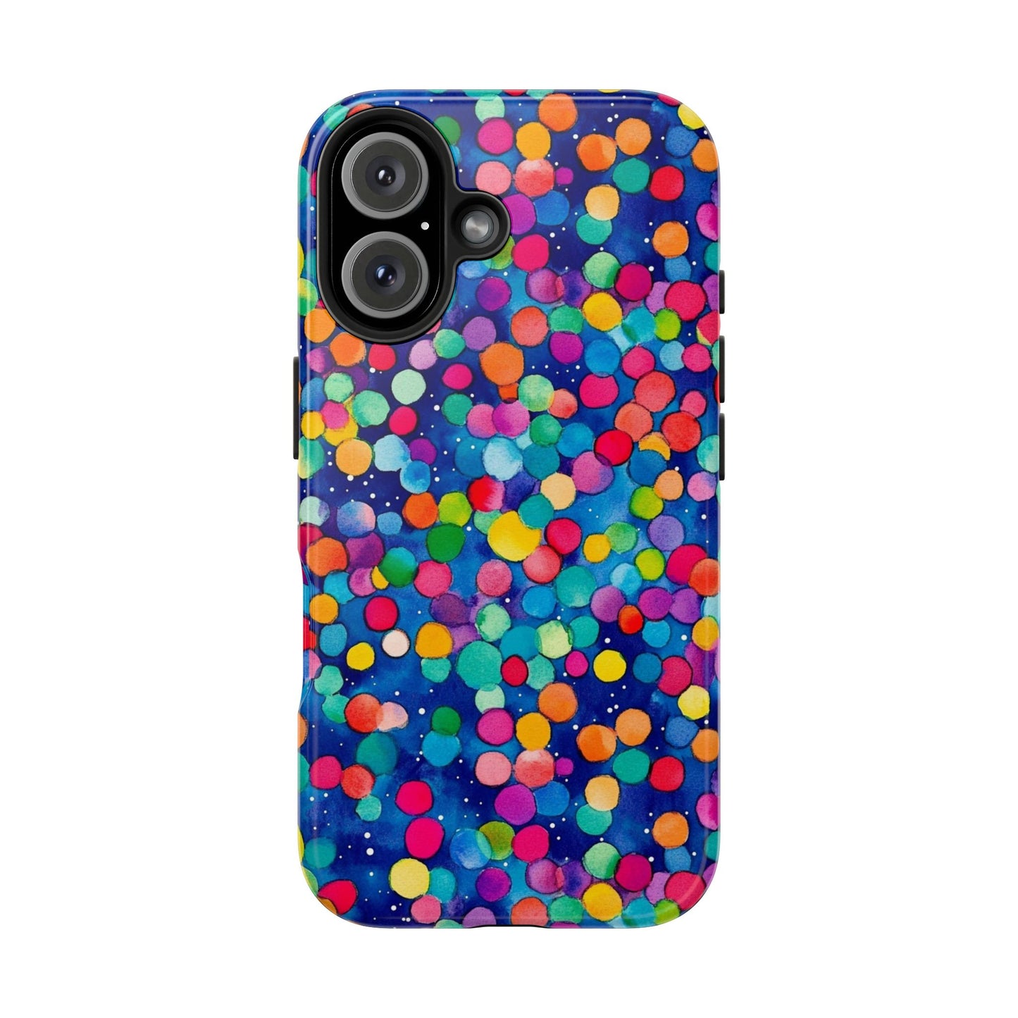 Trendy Spots | Colorful Blues Polka Dots