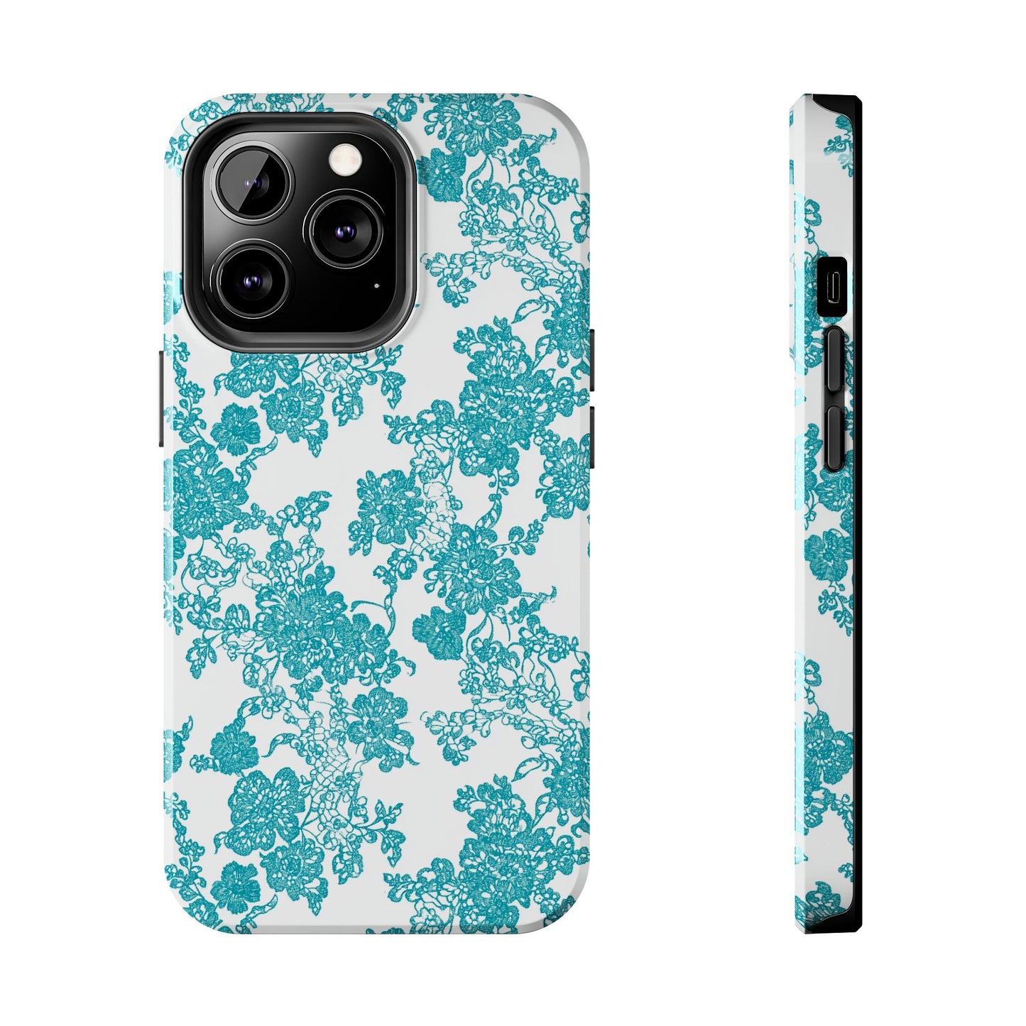 Boho Bliss | Teal on White Lace