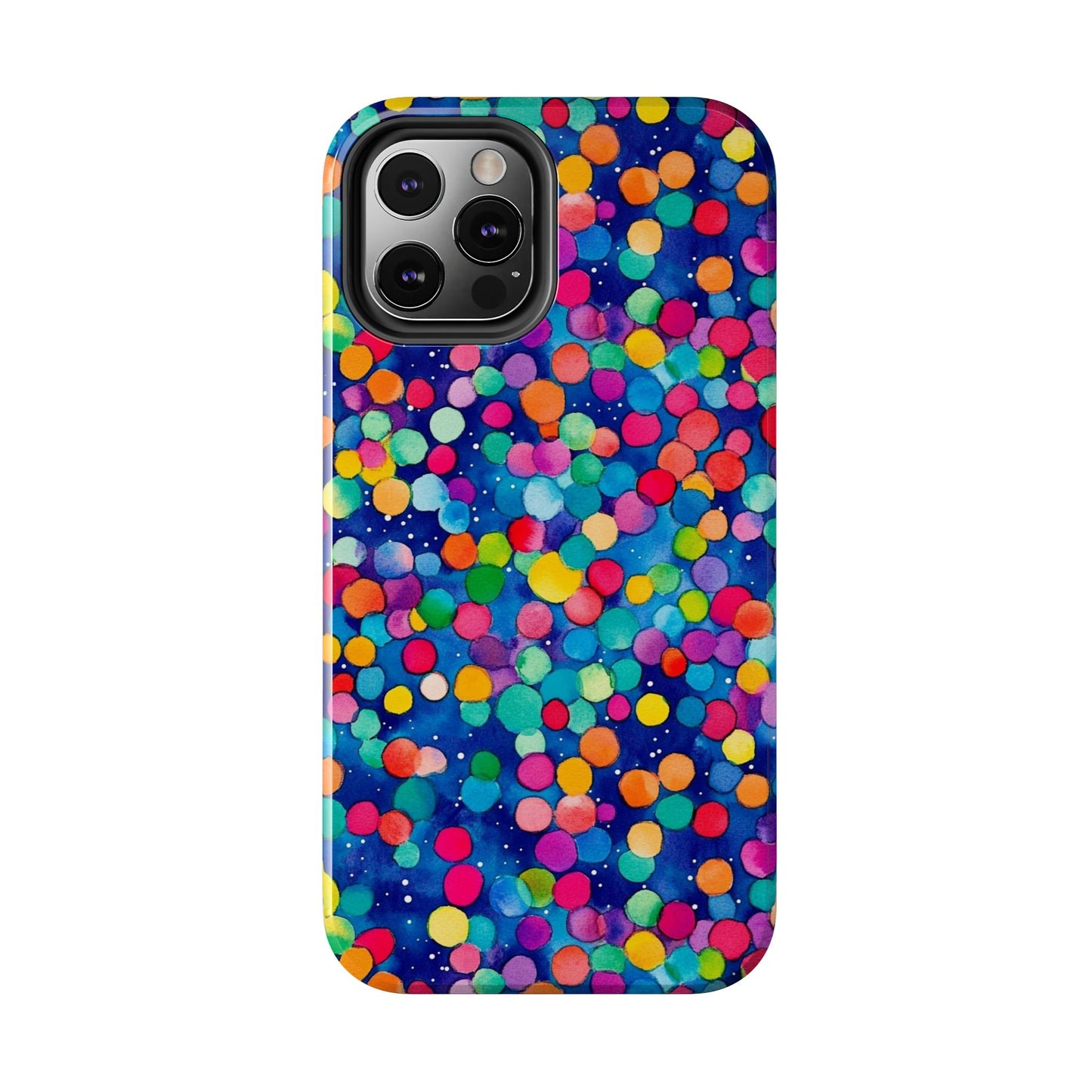 Trendy Spots | Colorful Blues Polka Dots