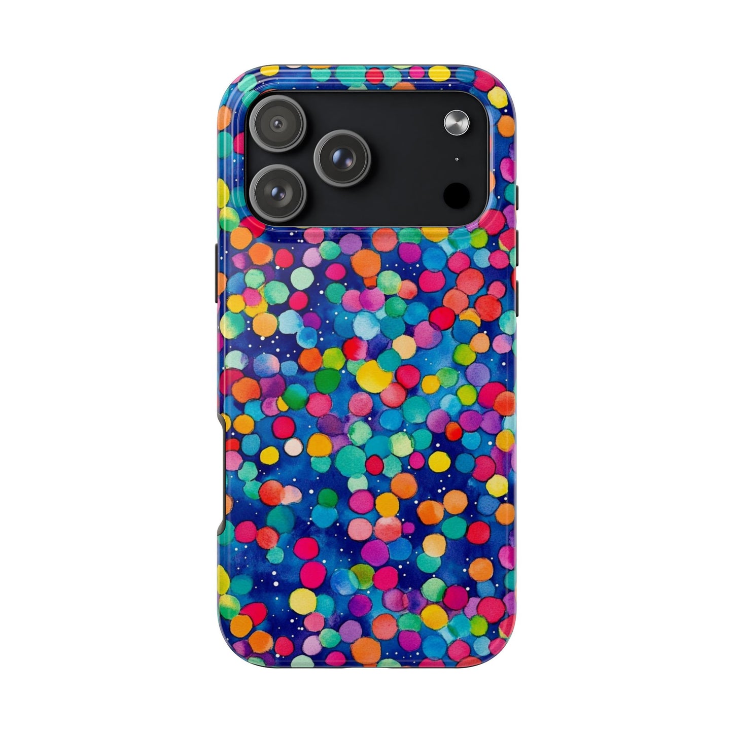 Trendy Spots | Colorful Blues Polka Dots