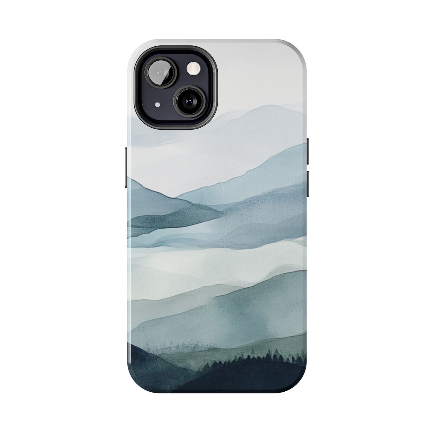 Majestic Mountains | Watercolor Mountain Scene