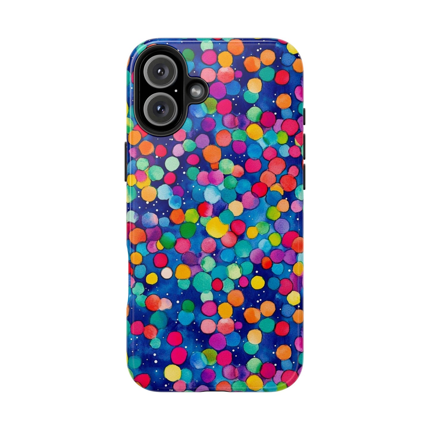 Trendy Spots | Colorful Blues Polka Dots