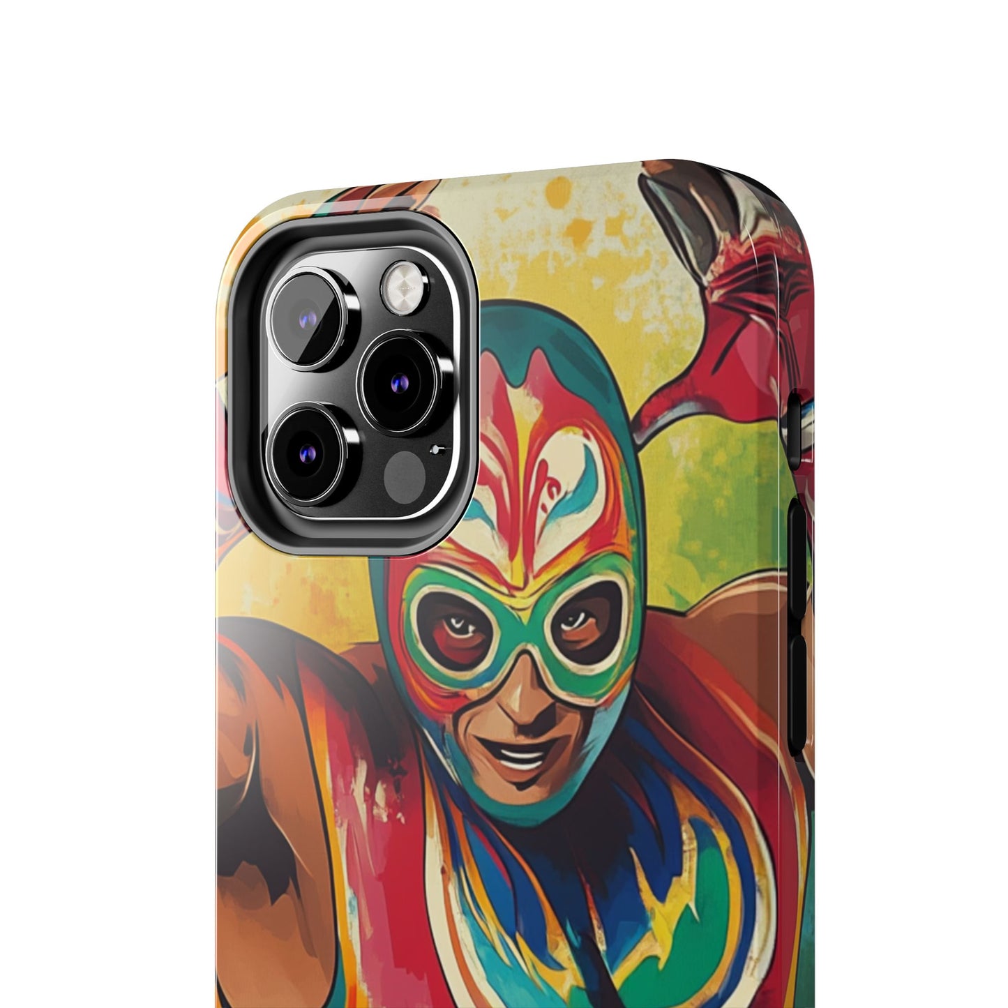 Mexicana de Corazon | Colorful Lucha Libre Wrestler