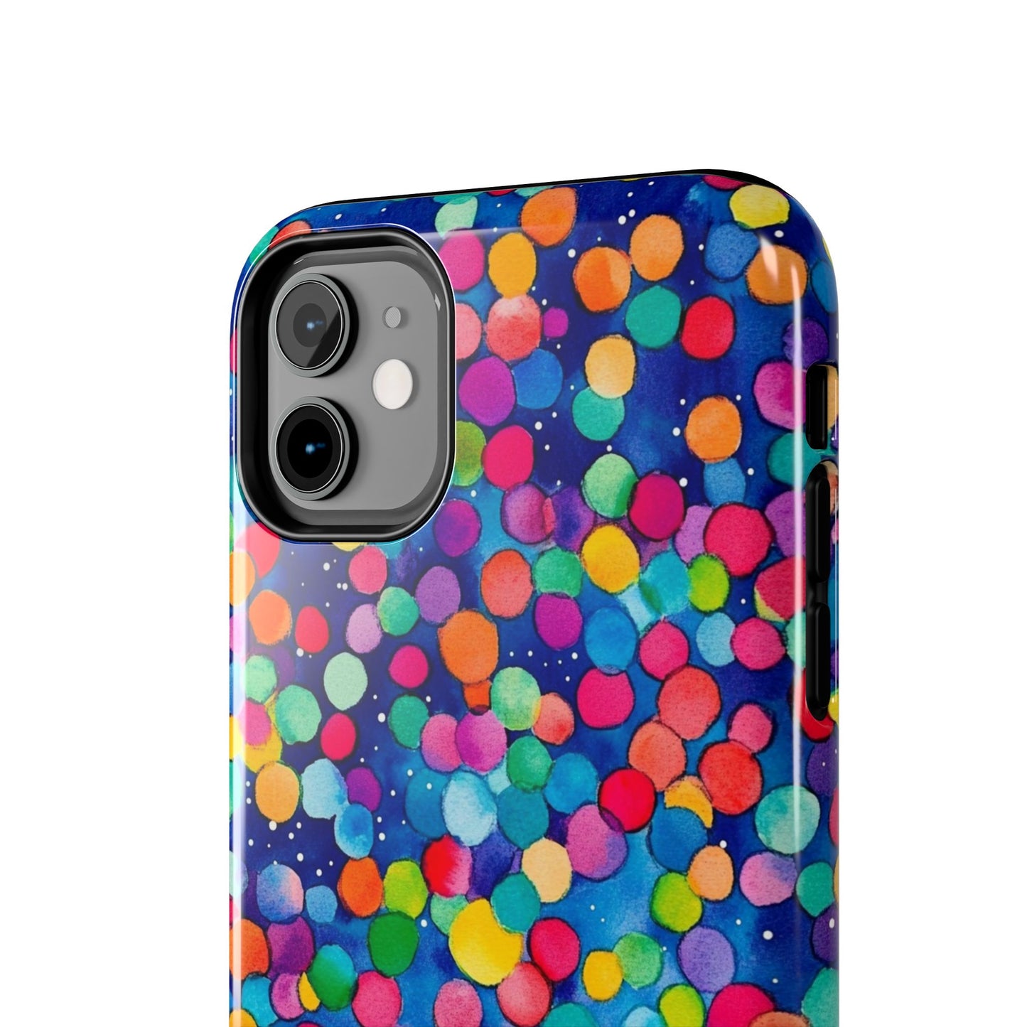 Trendy Spots | Colorful Blues Polka Dots
