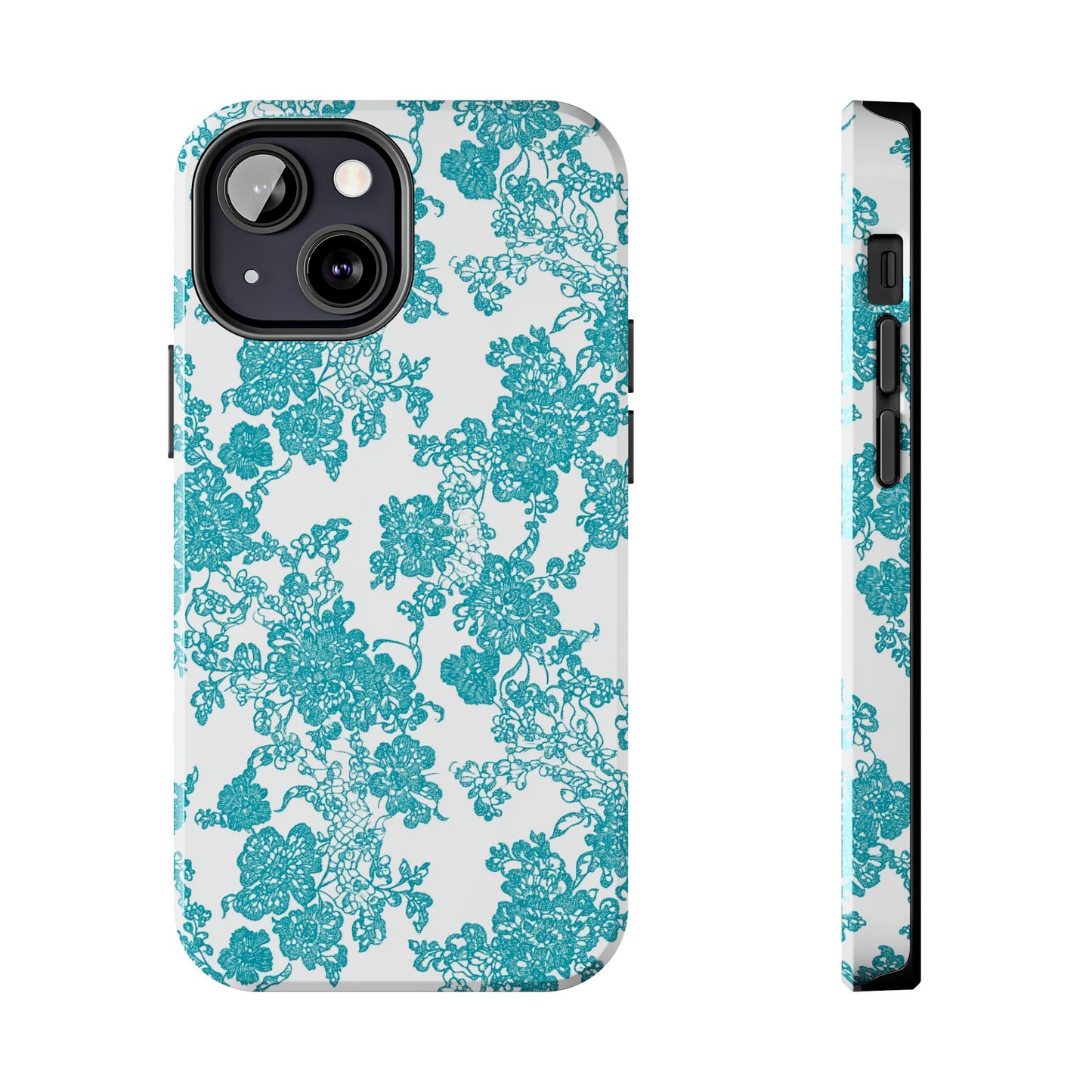 Boho Bliss | Teal on White Lace