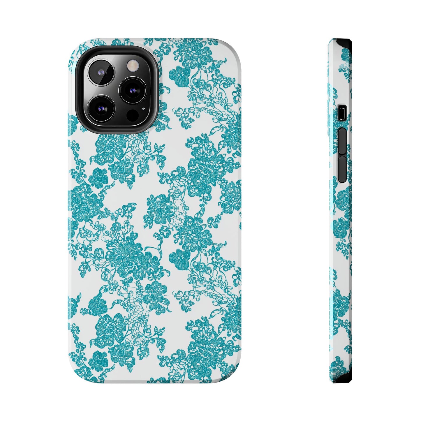 Boho Bliss | Teal on White Lace