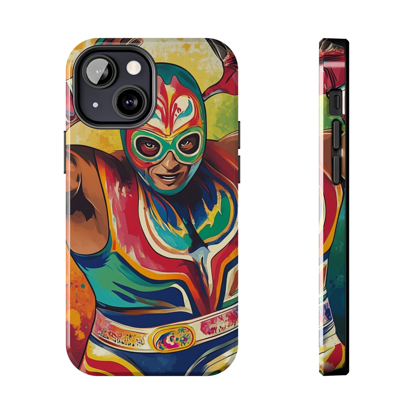 Mexicana de Corazon | Colorful Lucha Libre Wrestler