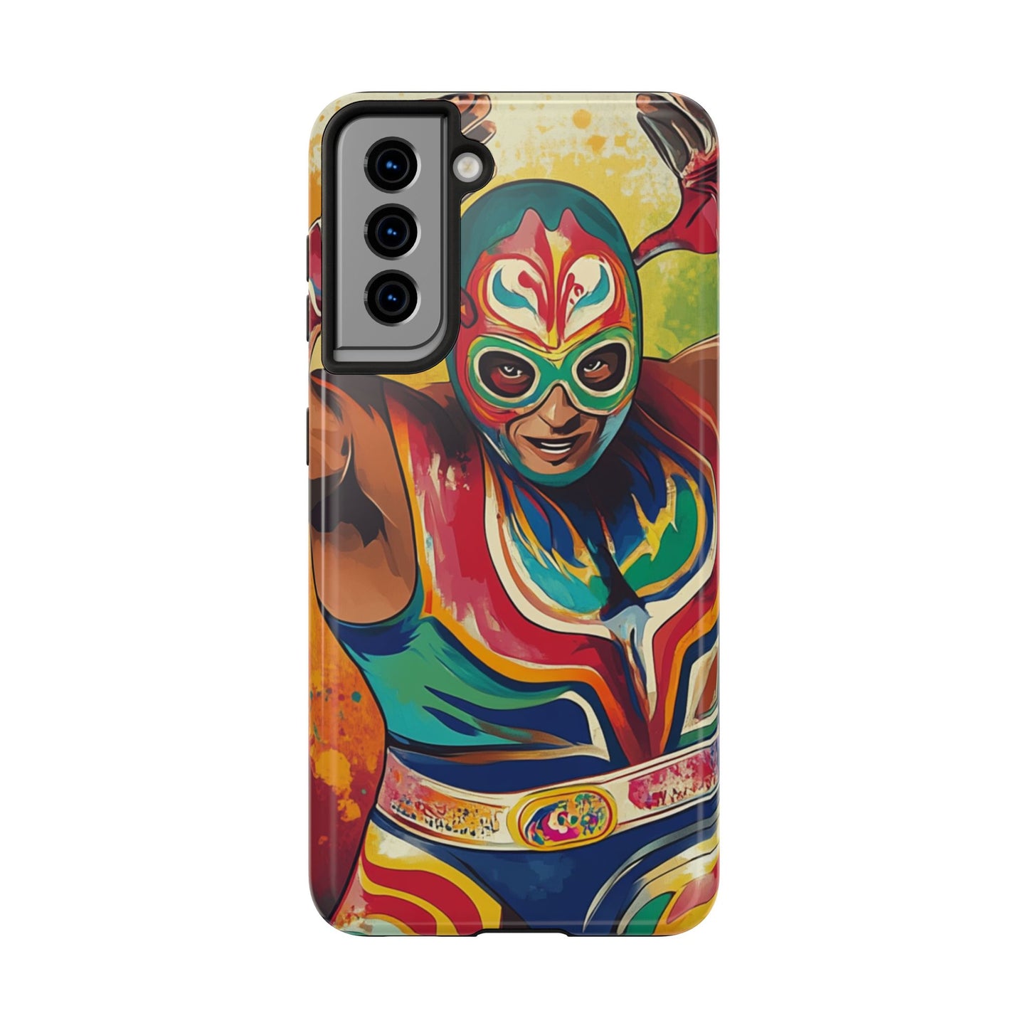 Mexicana de Corazon | Colorful Lucha Libre Wrestler
