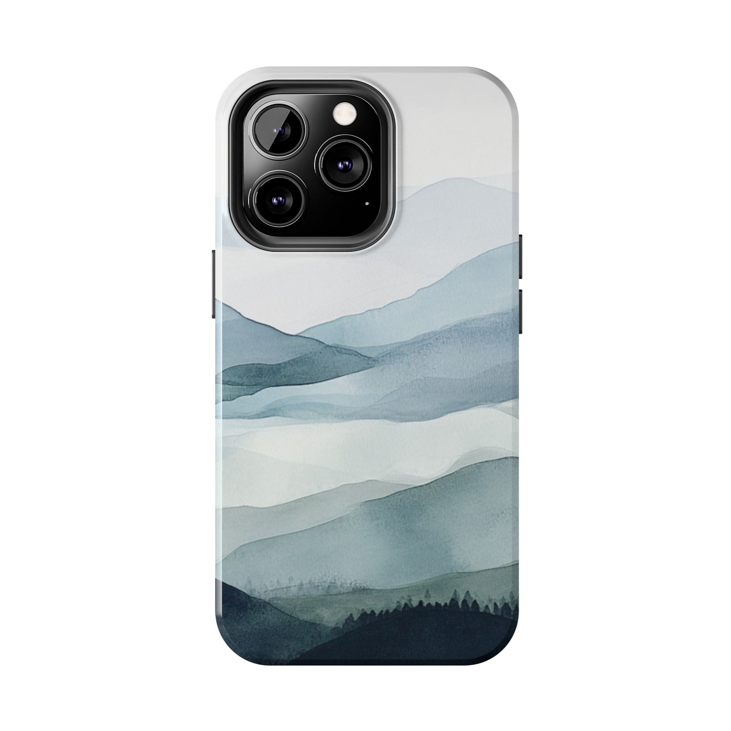 Majestic Mountains | Watercolor Mountain Scene