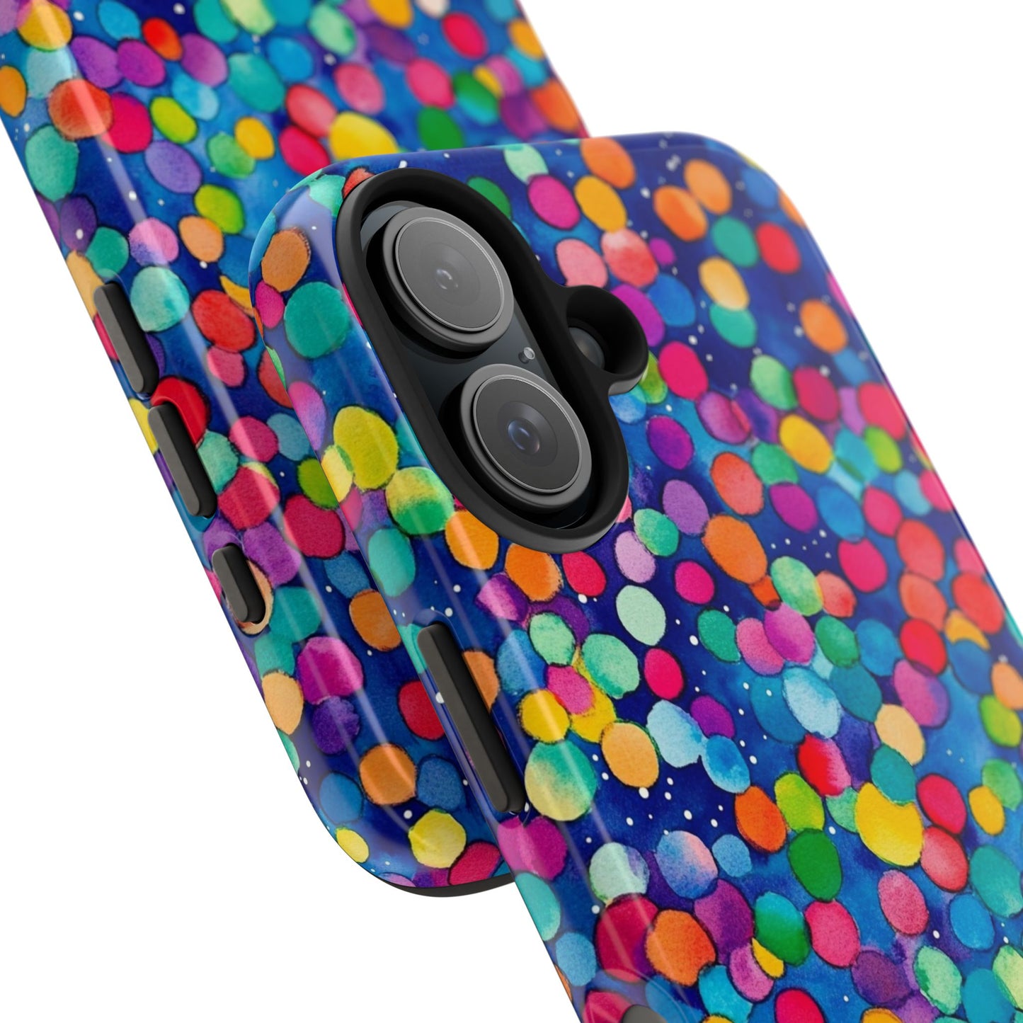 Trendy Spots | Colorful Blues Polka Dots
