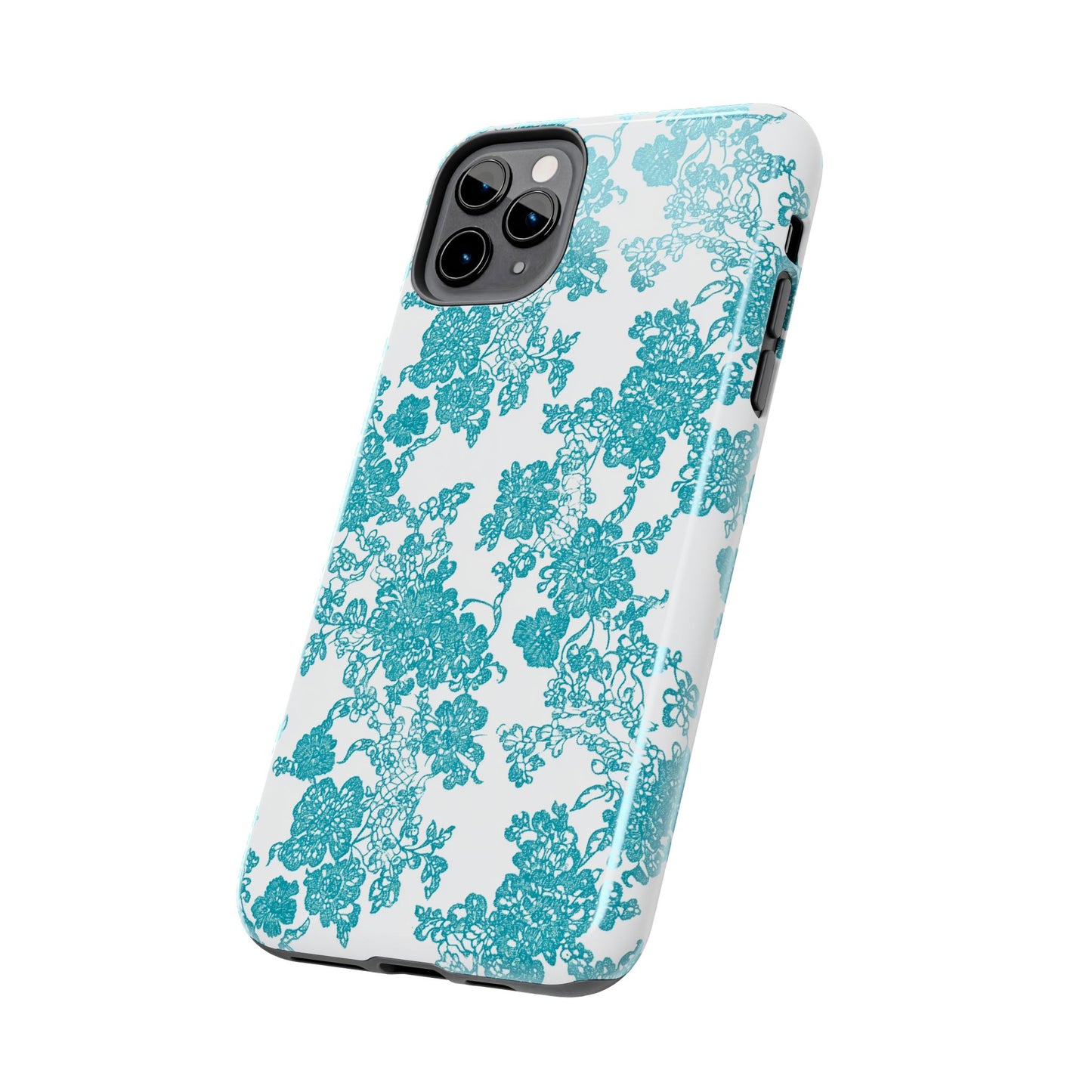 Boho Bliss | Teal on White Lace