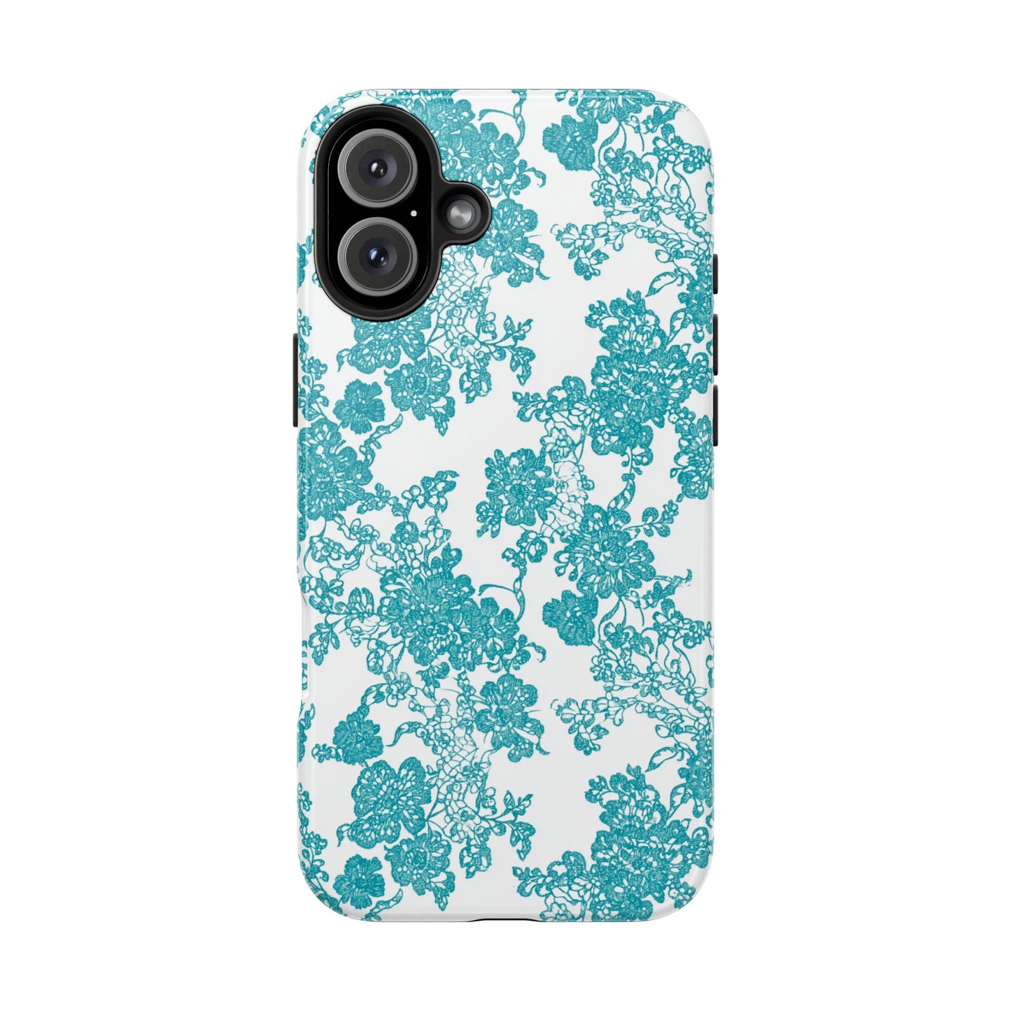 Boho Bliss | Teal on White Lace