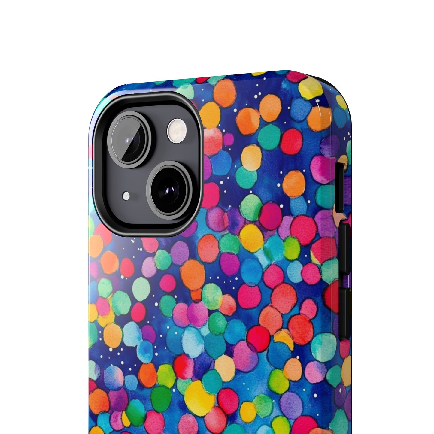 Trendy Spots | Colorful Blues Polka Dots