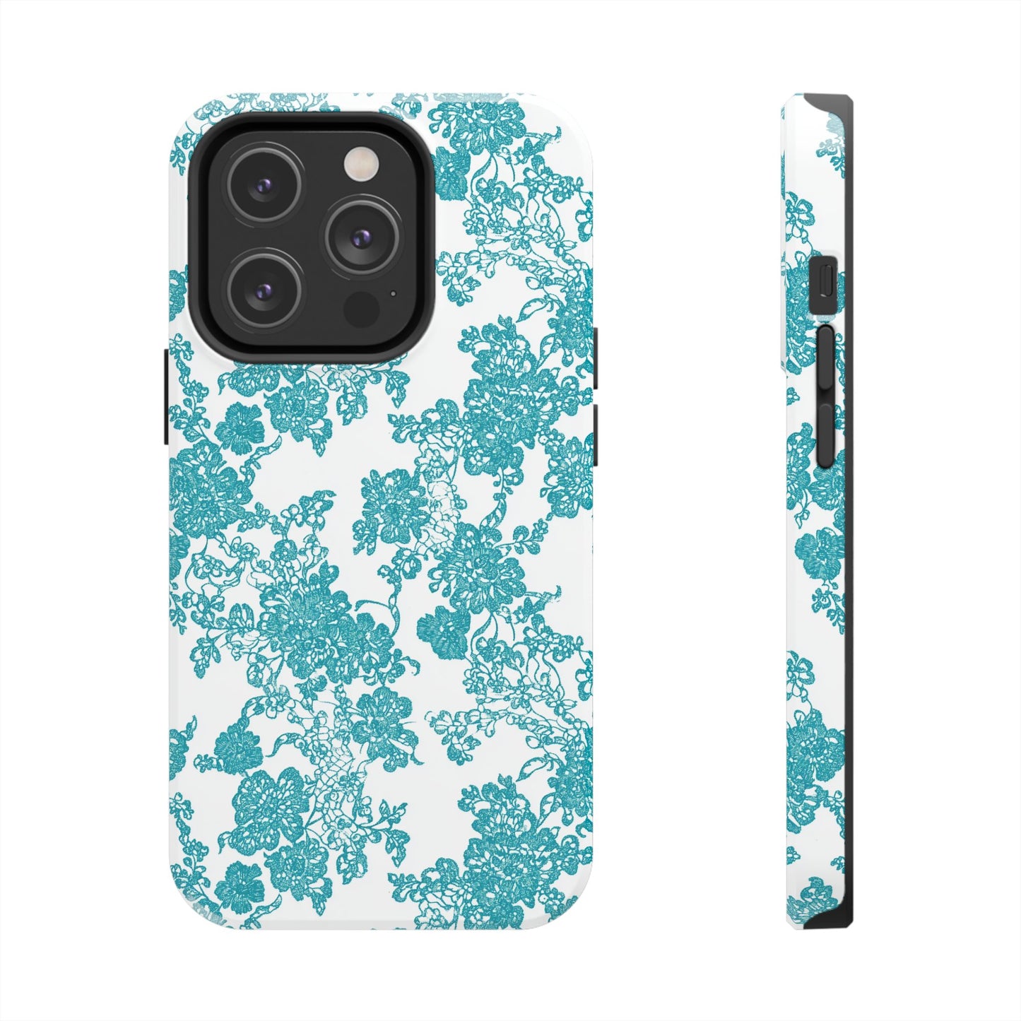Boho Bliss | Teal on White Lace