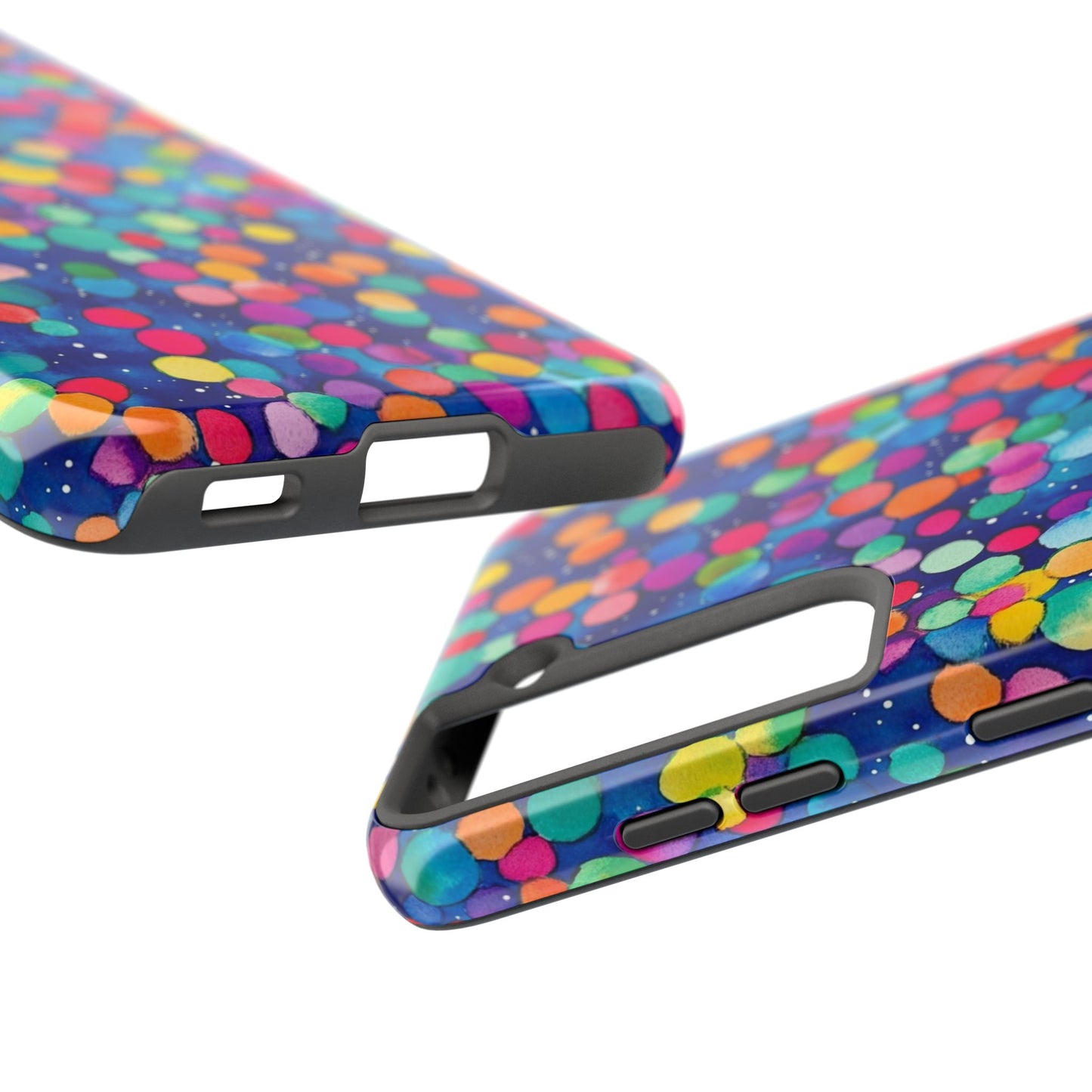 Trendy Spots | Colorful Blues Polka Dots