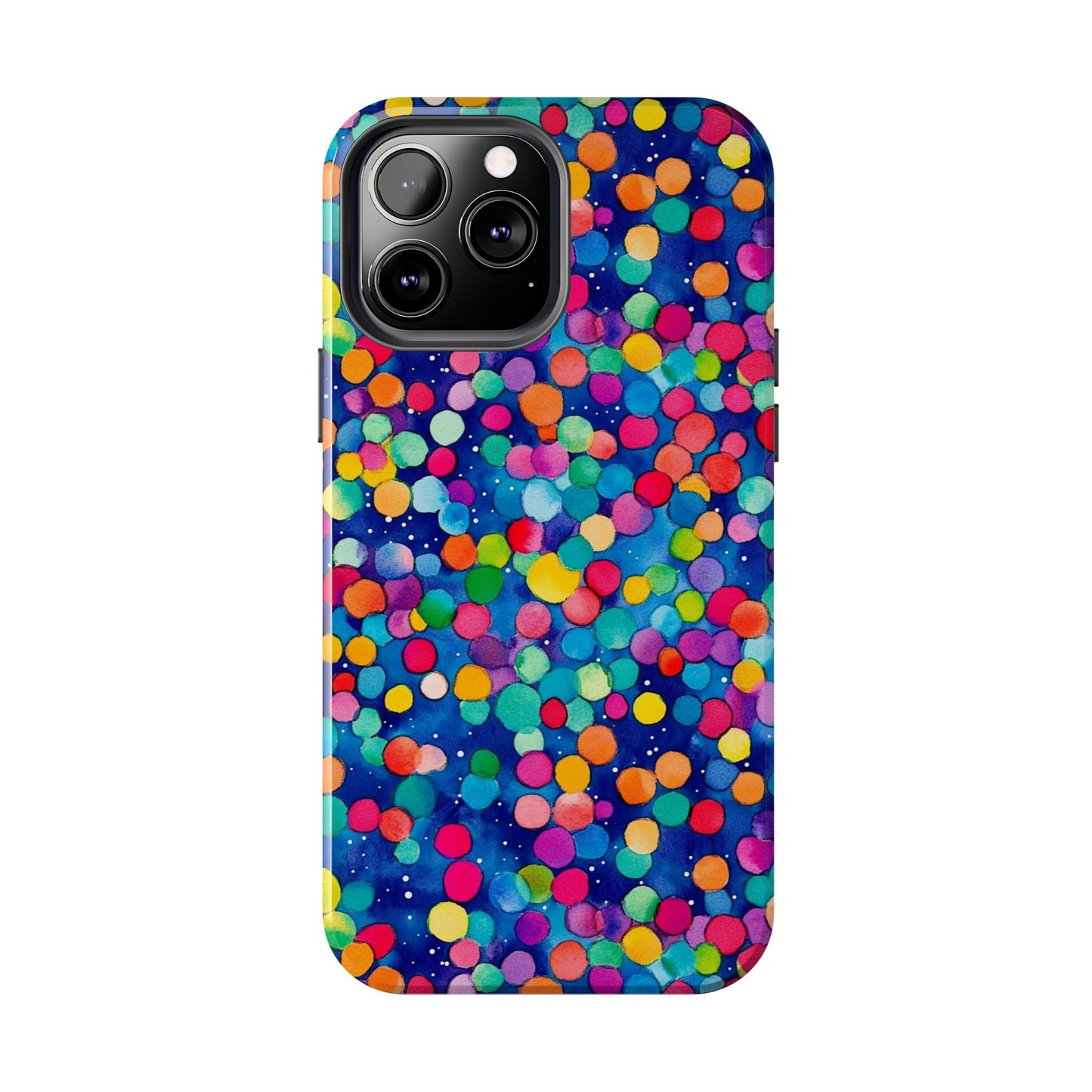 Trendy Spots | Colorful Blues Polka Dots