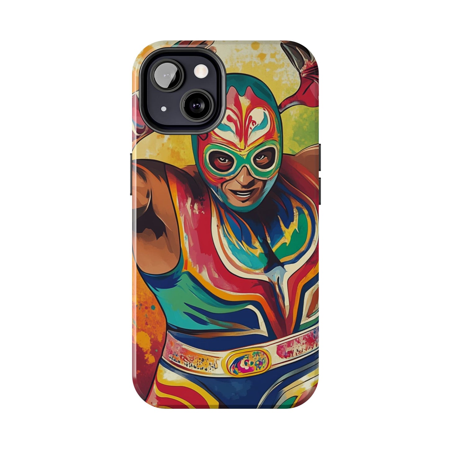 Mexicana de Corazon | Colorful Lucha Libre Wrestler