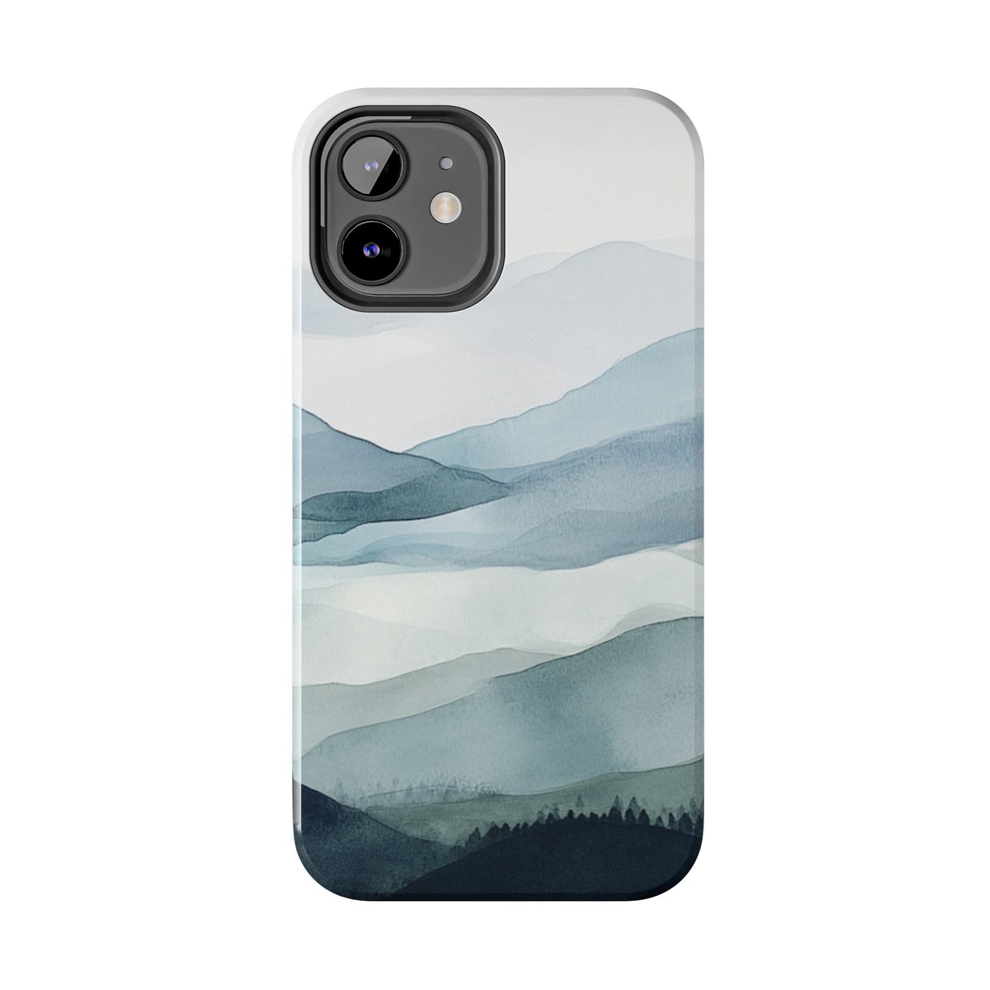 Majestic Mountains | Watercolor Mountain Scene