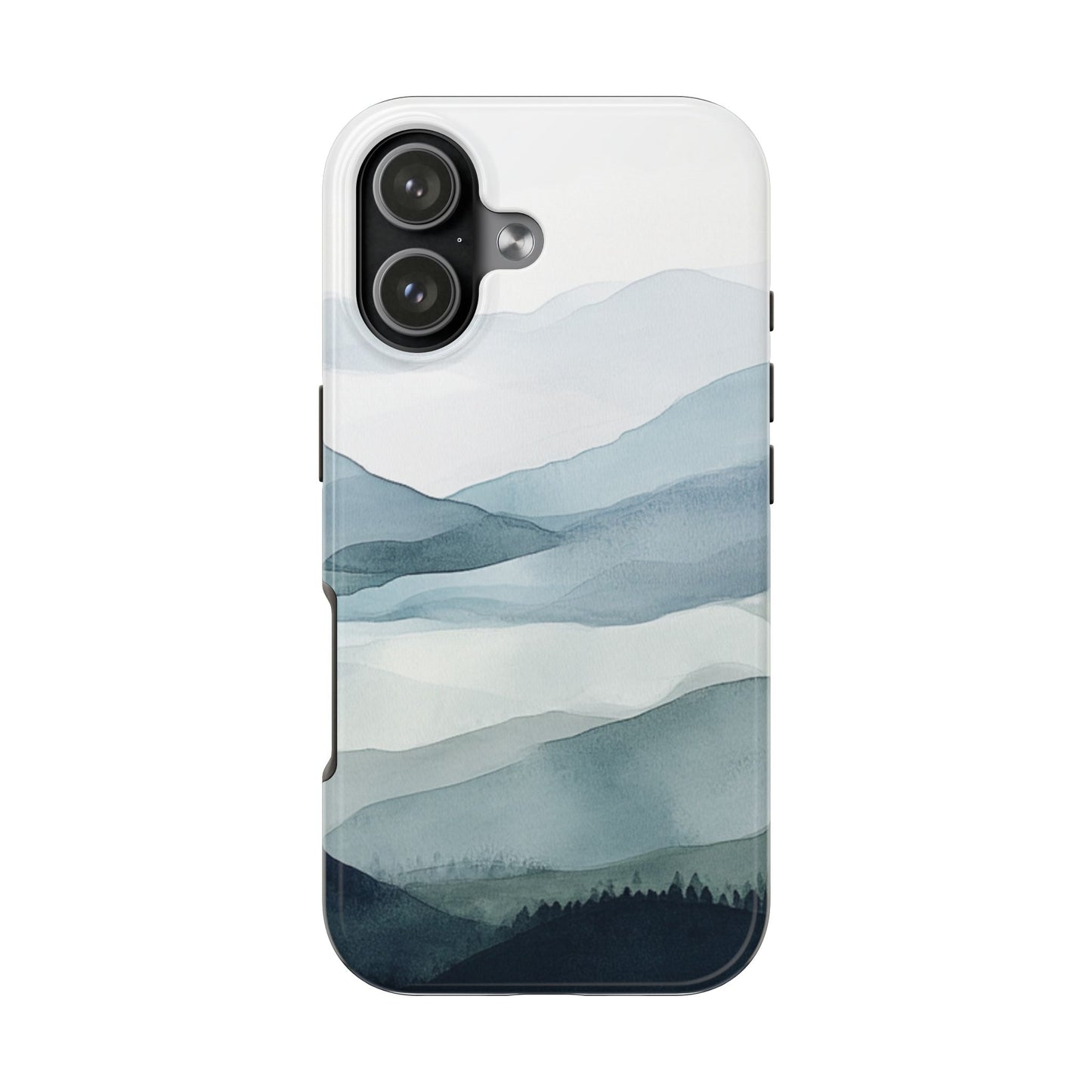 Majestic Mountains | Watercolor Mountain Scene