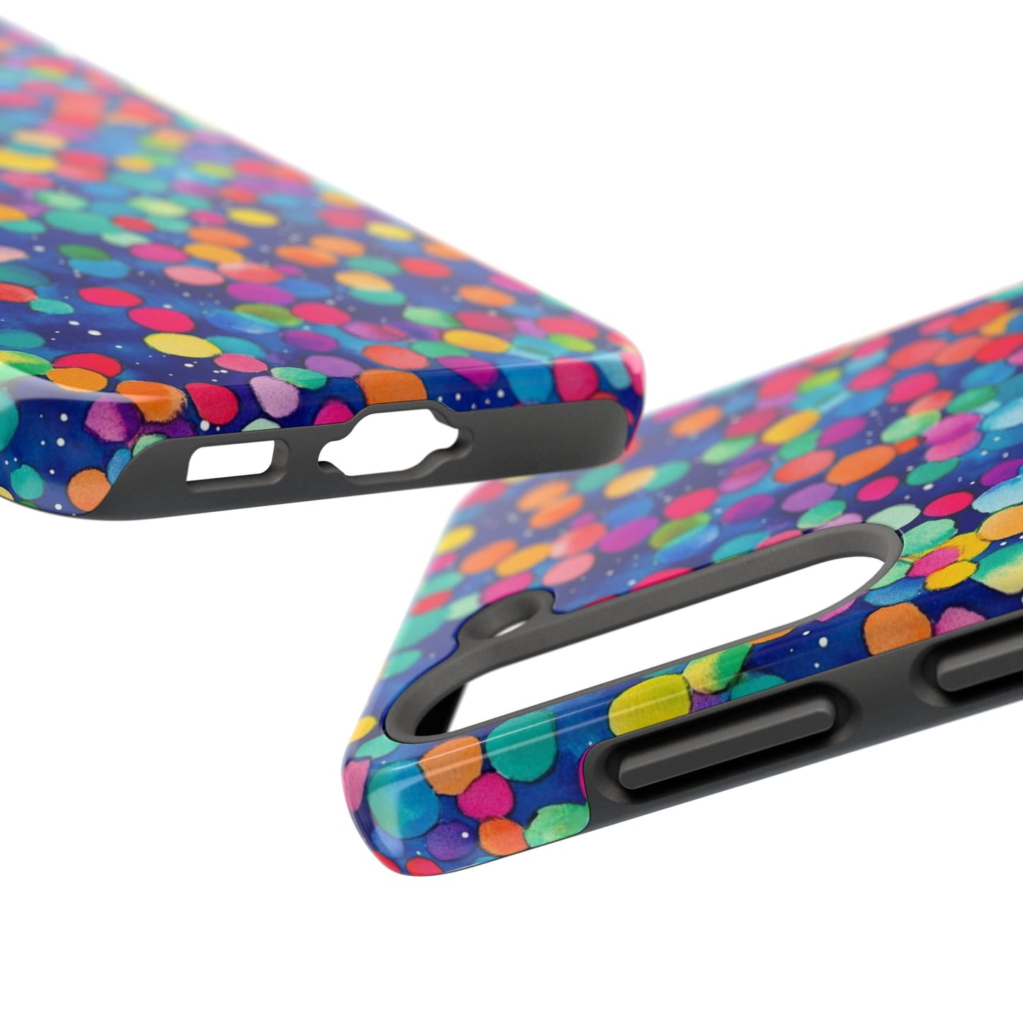 Trendy Spots | Colorful Blues Polka Dots