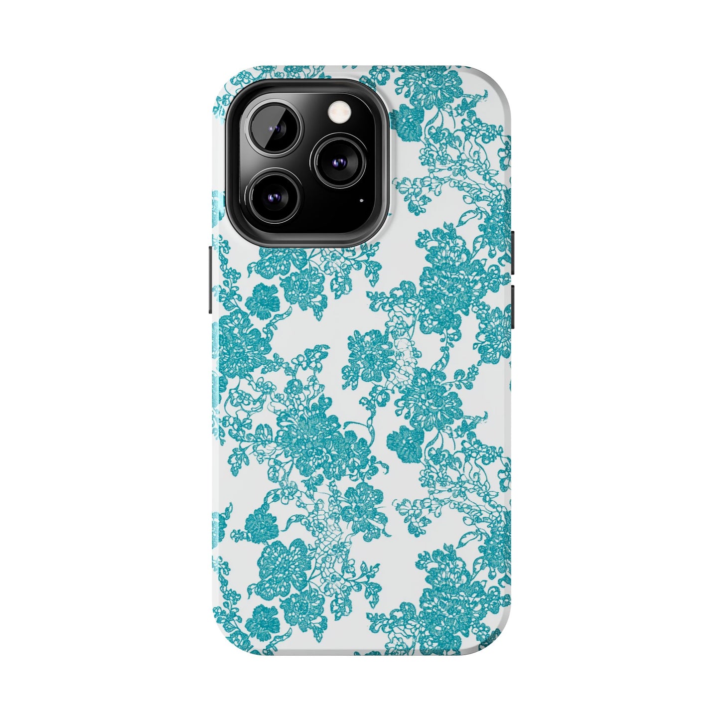 Boho Bliss | Teal on White Lace
