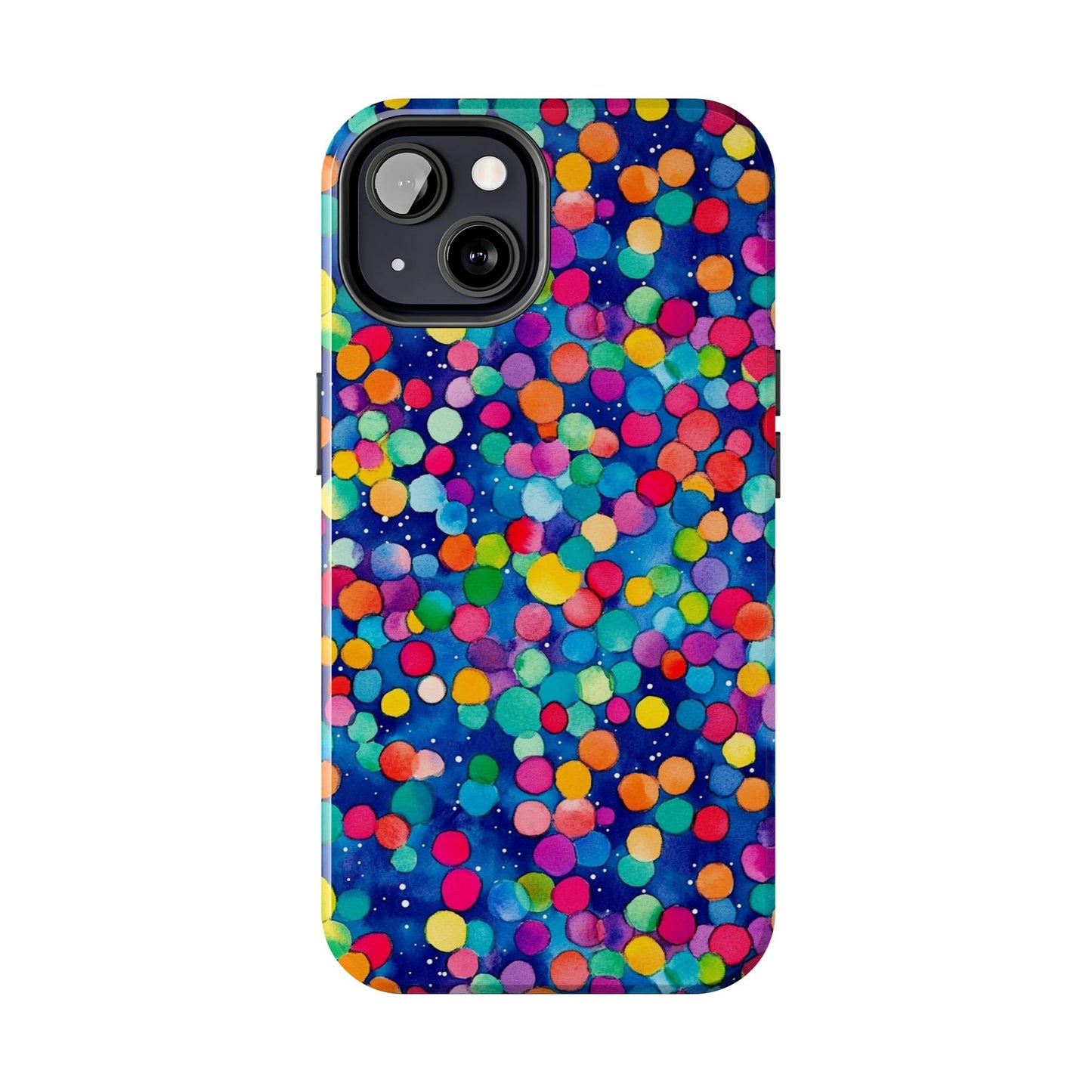 Trendy Spots | Colorful Blues Polka Dots