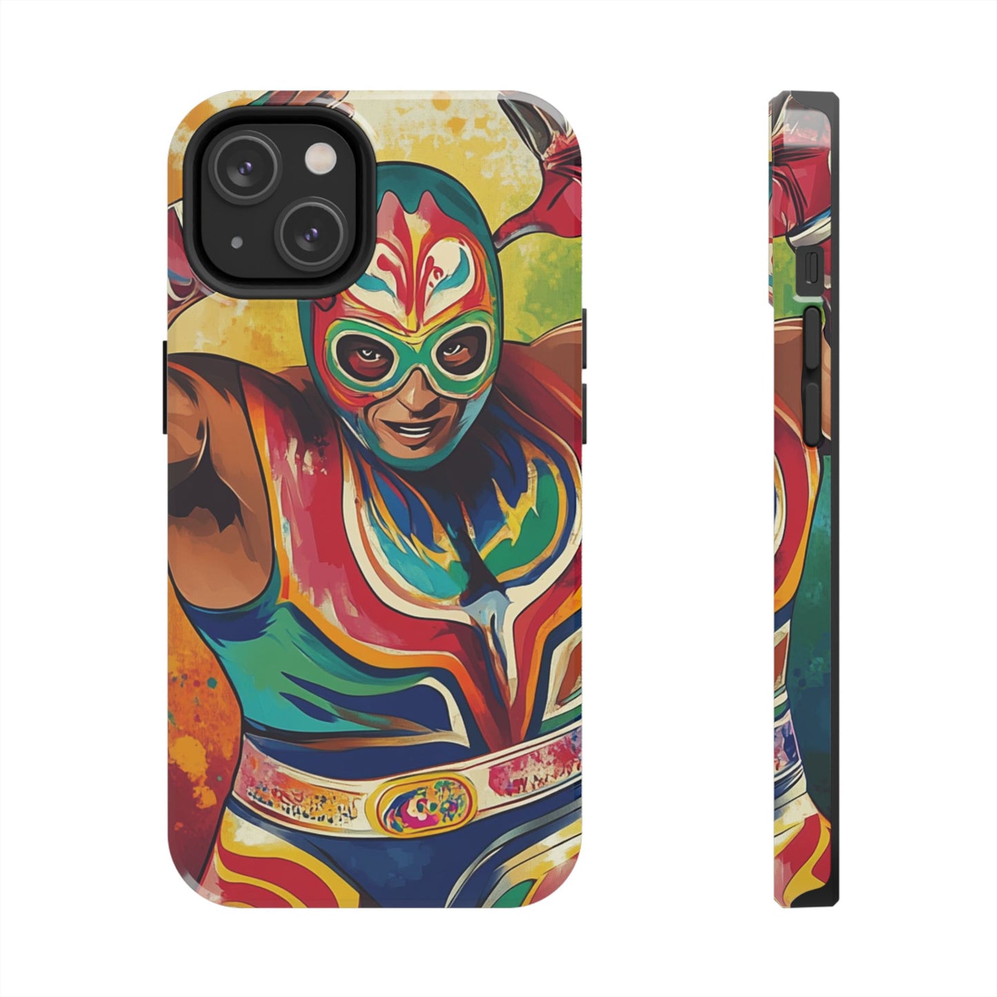 Mexicana de Corazon | Colorful Lucha Libre Wrestler