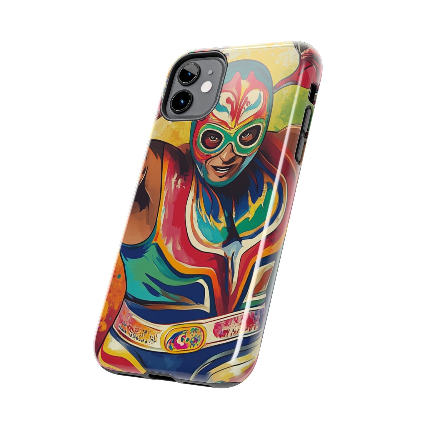 Mexicana de Corazon | Colorful Lucha Libre Wrestler