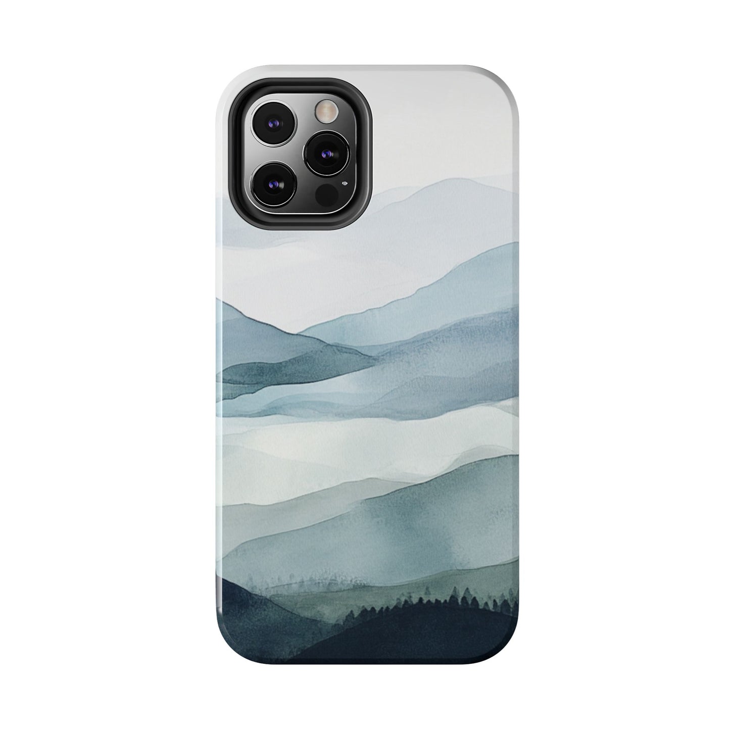 Majestic Mountains | Watercolor Mountain Scene