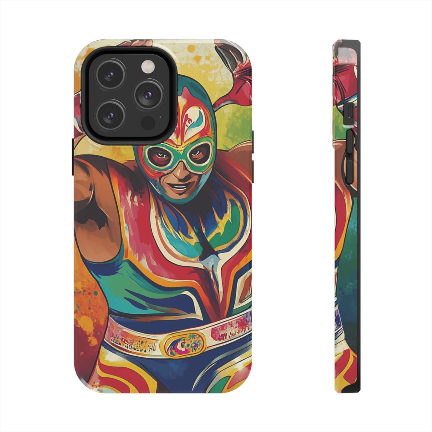 Mexicana de Corazon | Colorful Lucha Libre Wrestler