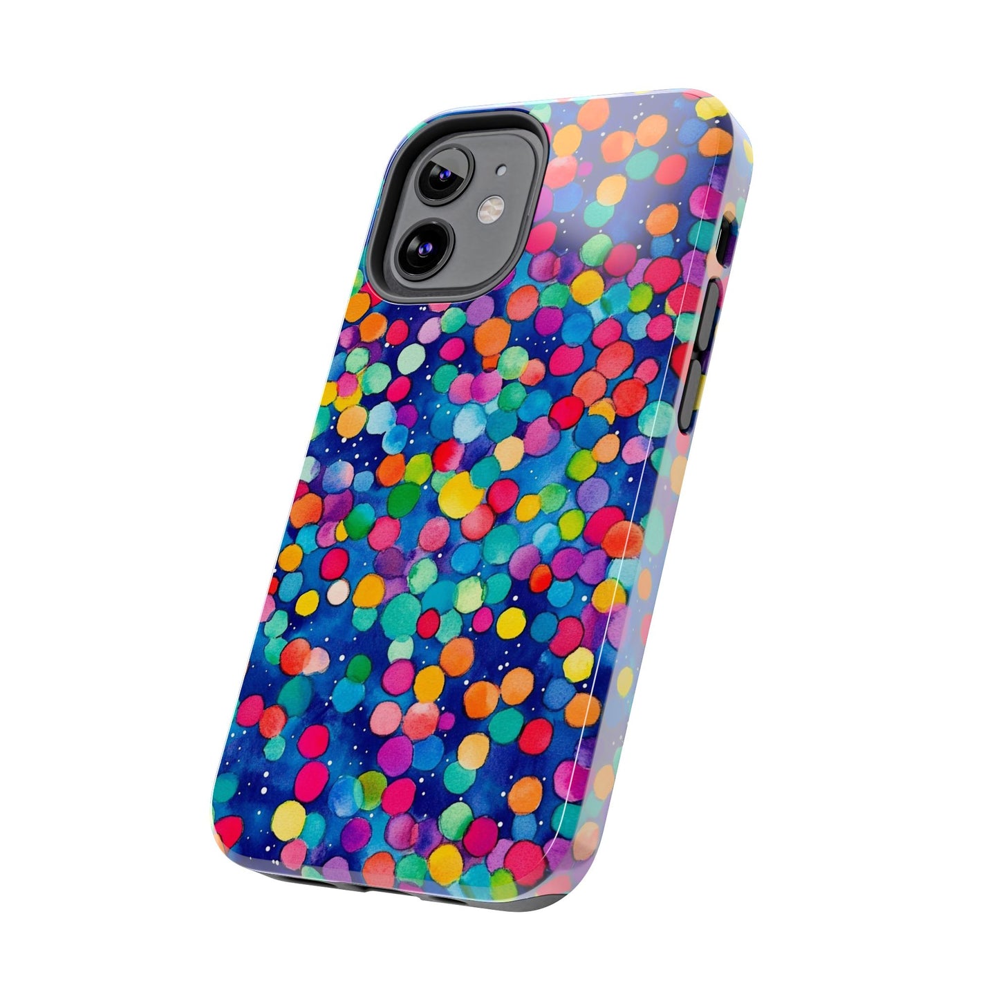 Trendy Spots | Colorful Blues Polka Dots