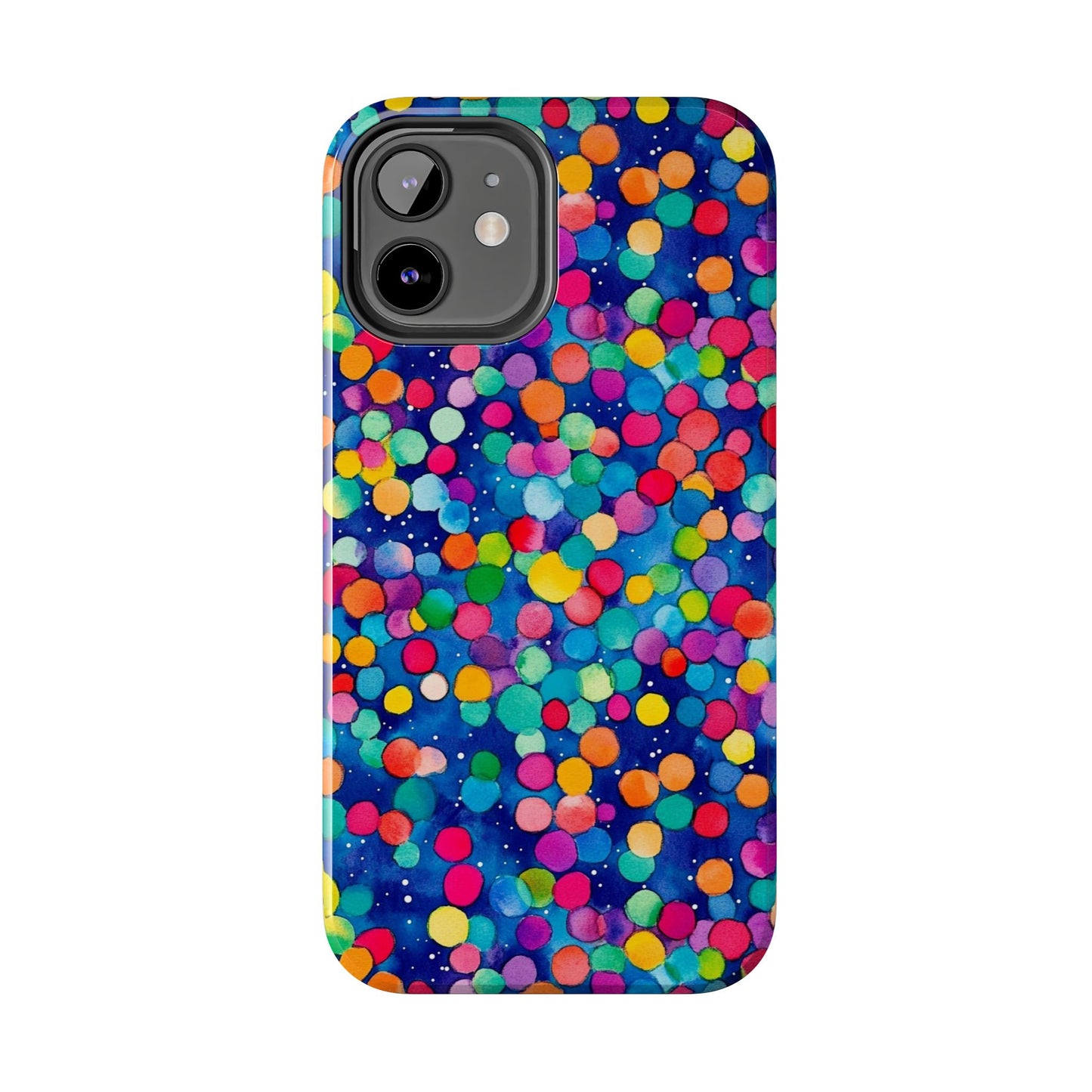 Trendy Spots | Colorful Blues Polka Dots