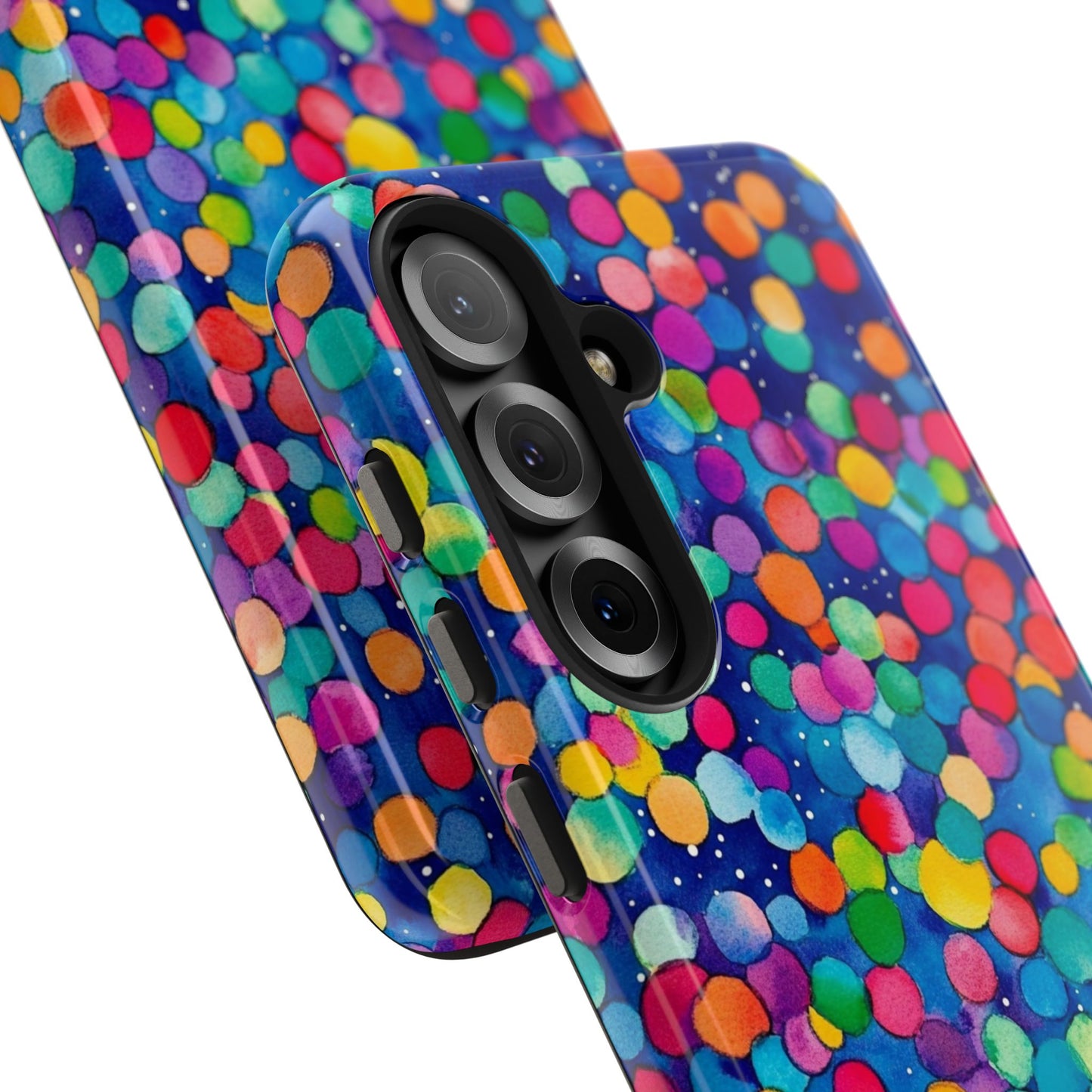 Trendy Spots | Colorful Blues Polka Dots