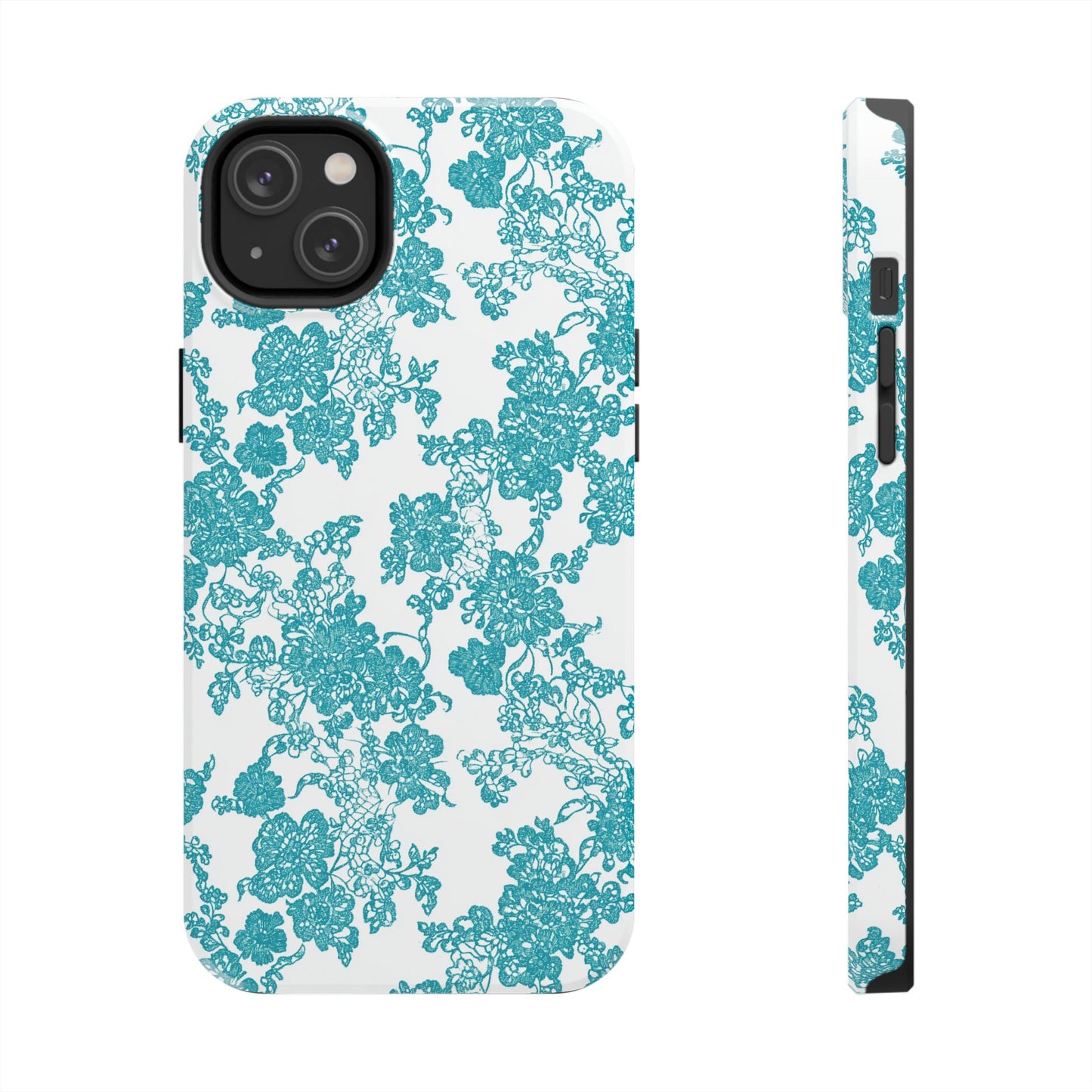 Boho Bliss | Teal on White Lace