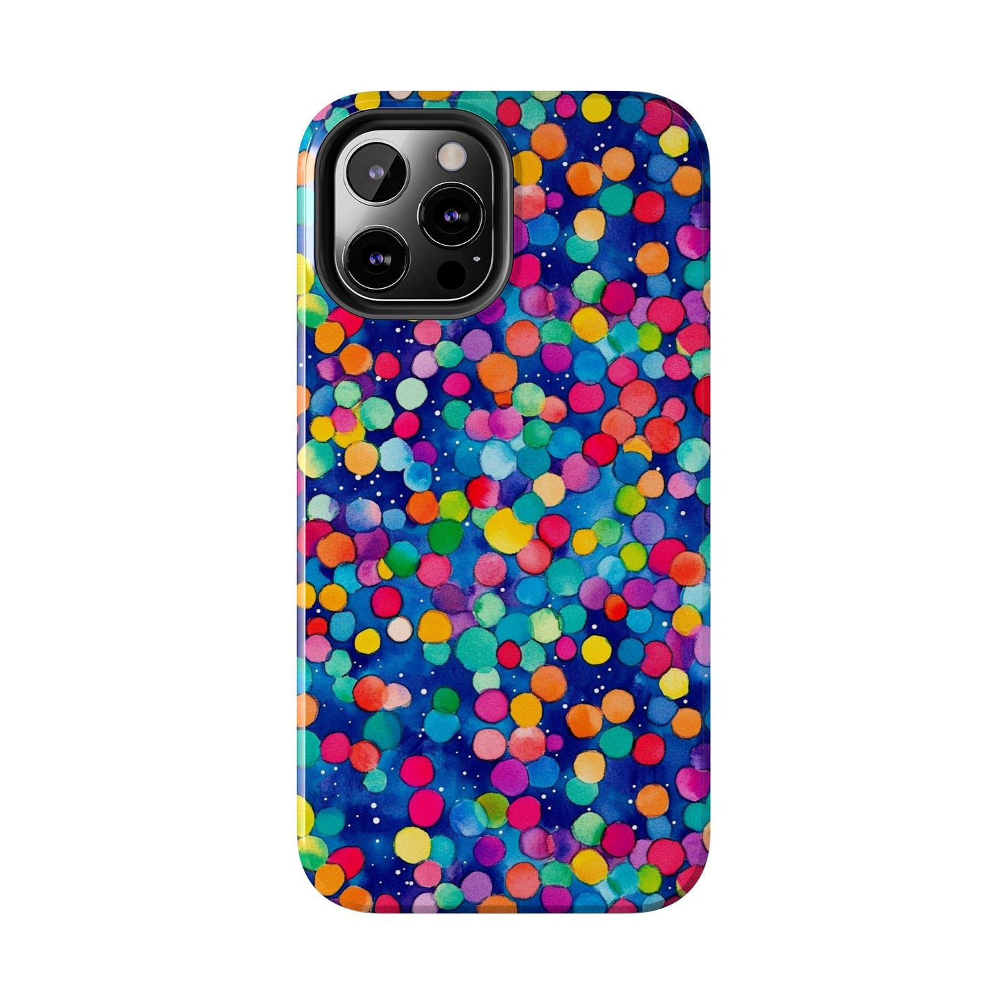 Trendy Spots | Colorful Blues Polka Dots