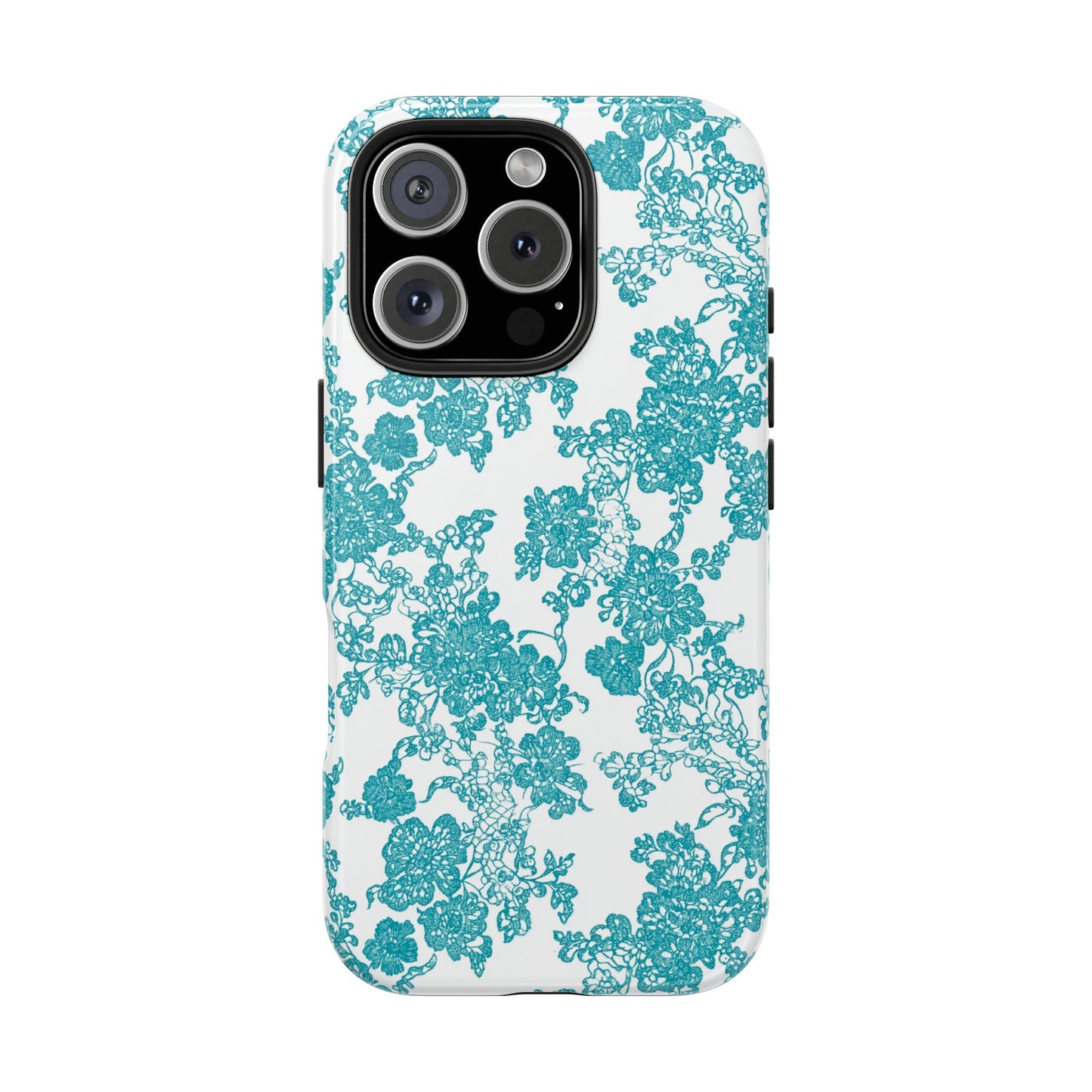 Boho Bliss | Teal on White Lace