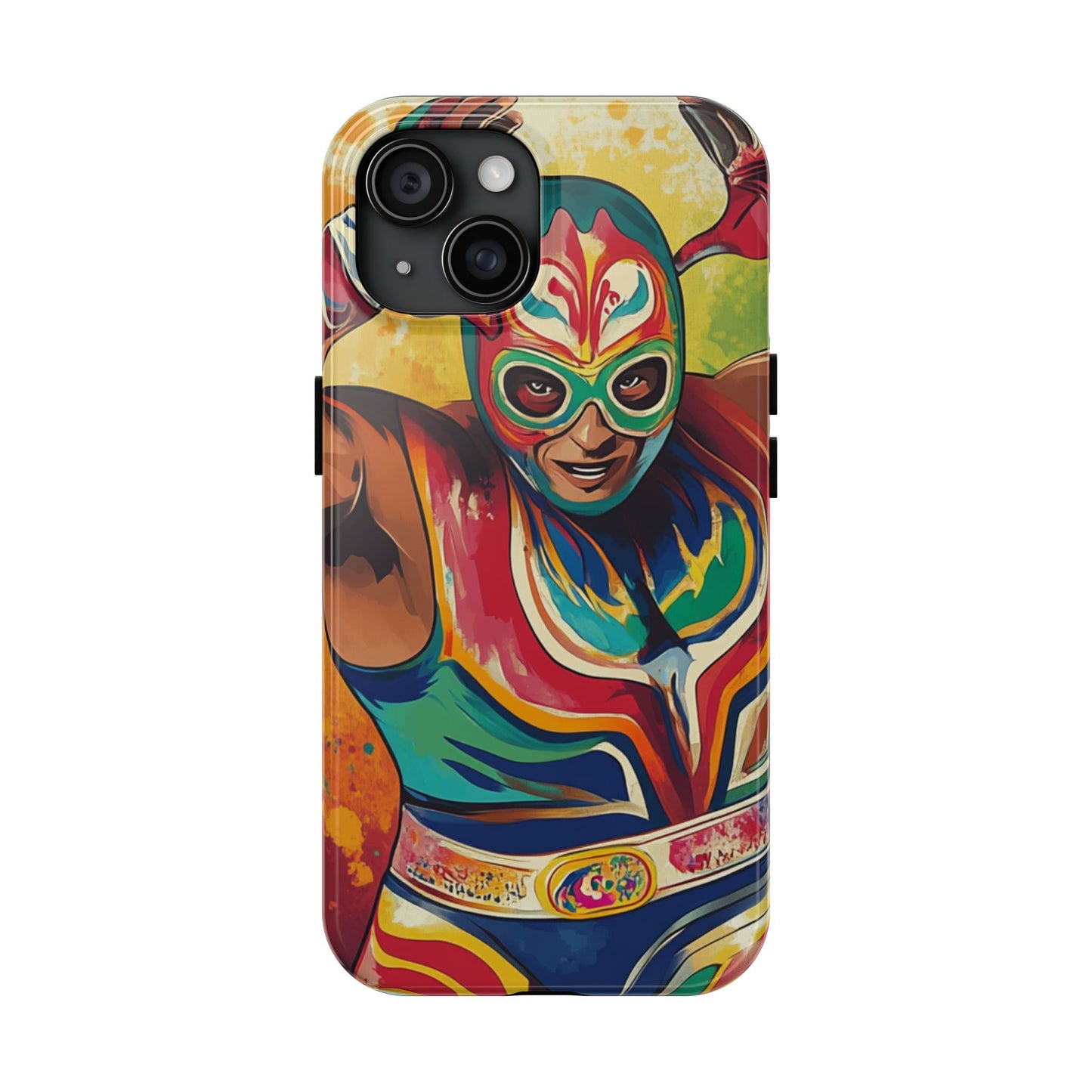 Mexicana de Corazon | Colorful Lucha Libre Wrestler