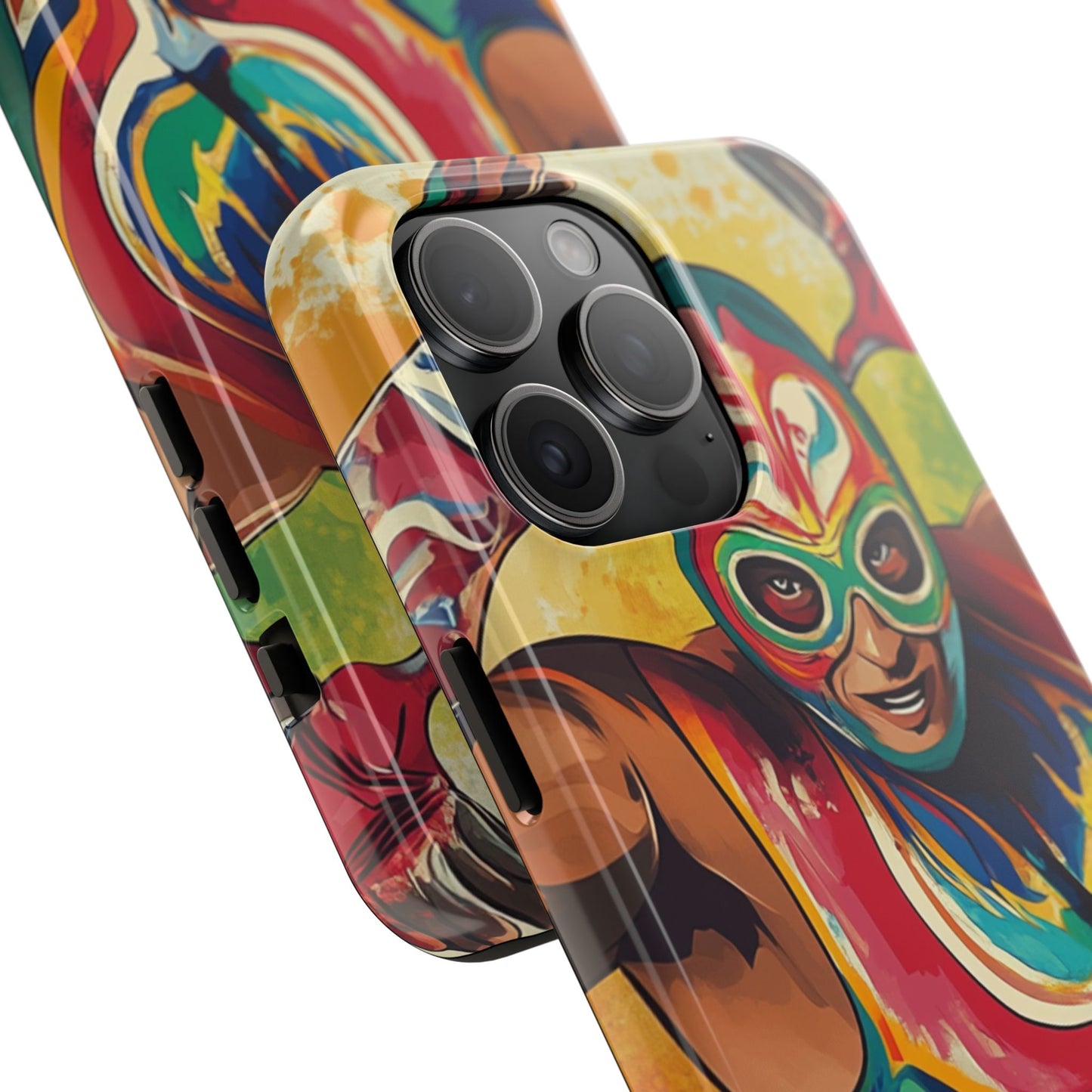 Mexicana de Corazon | Colorful Lucha Libre Wrestler