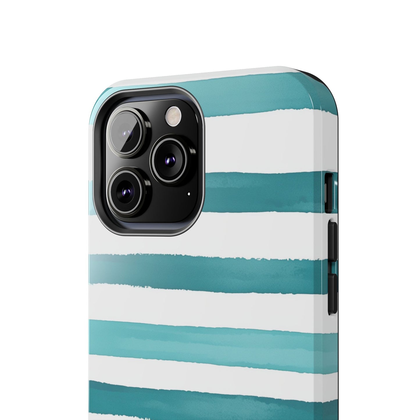 Vibrant Lines | Teal Ocean Stripes