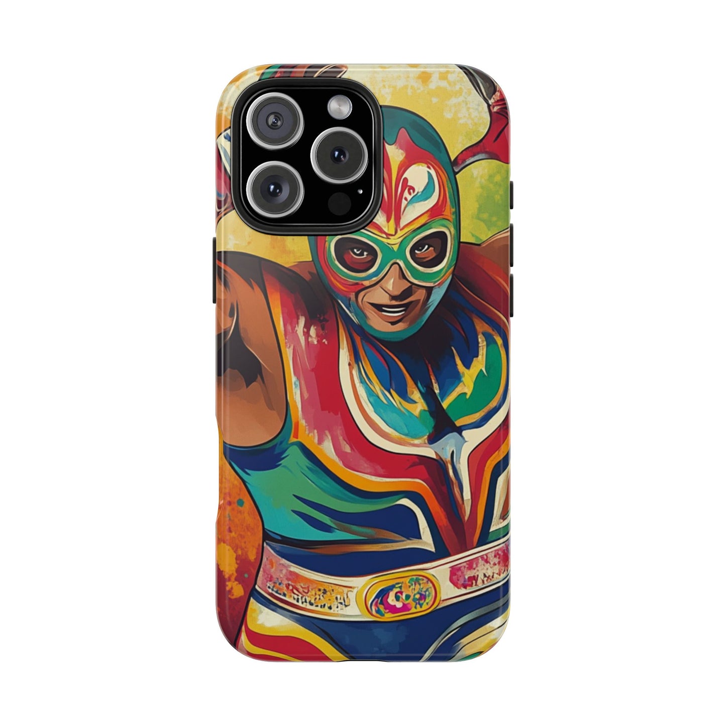 Mexicana de Corazon | Colorful Lucha Libre Wrestler