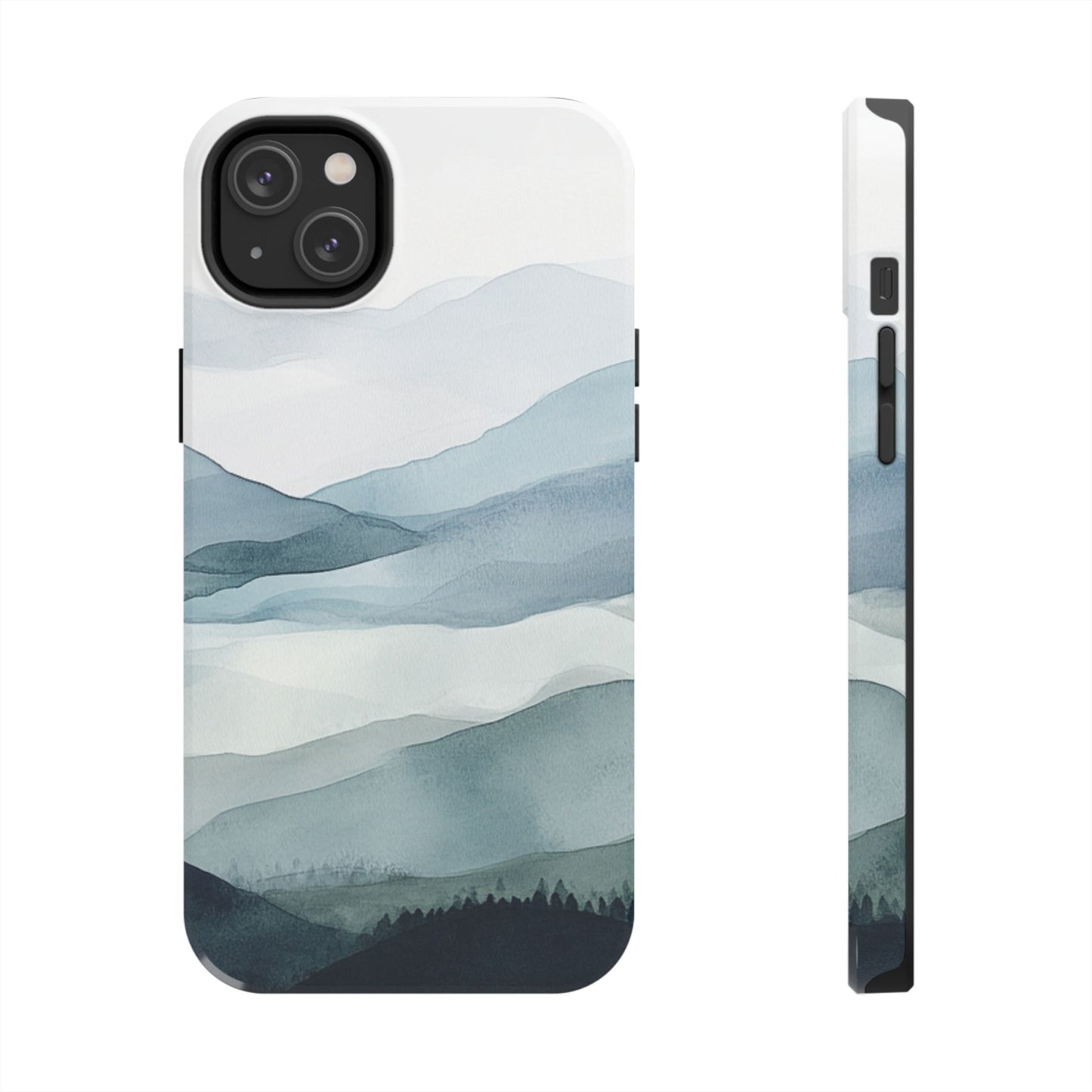 Majestic Mountains | Watercolor Mountain Scene