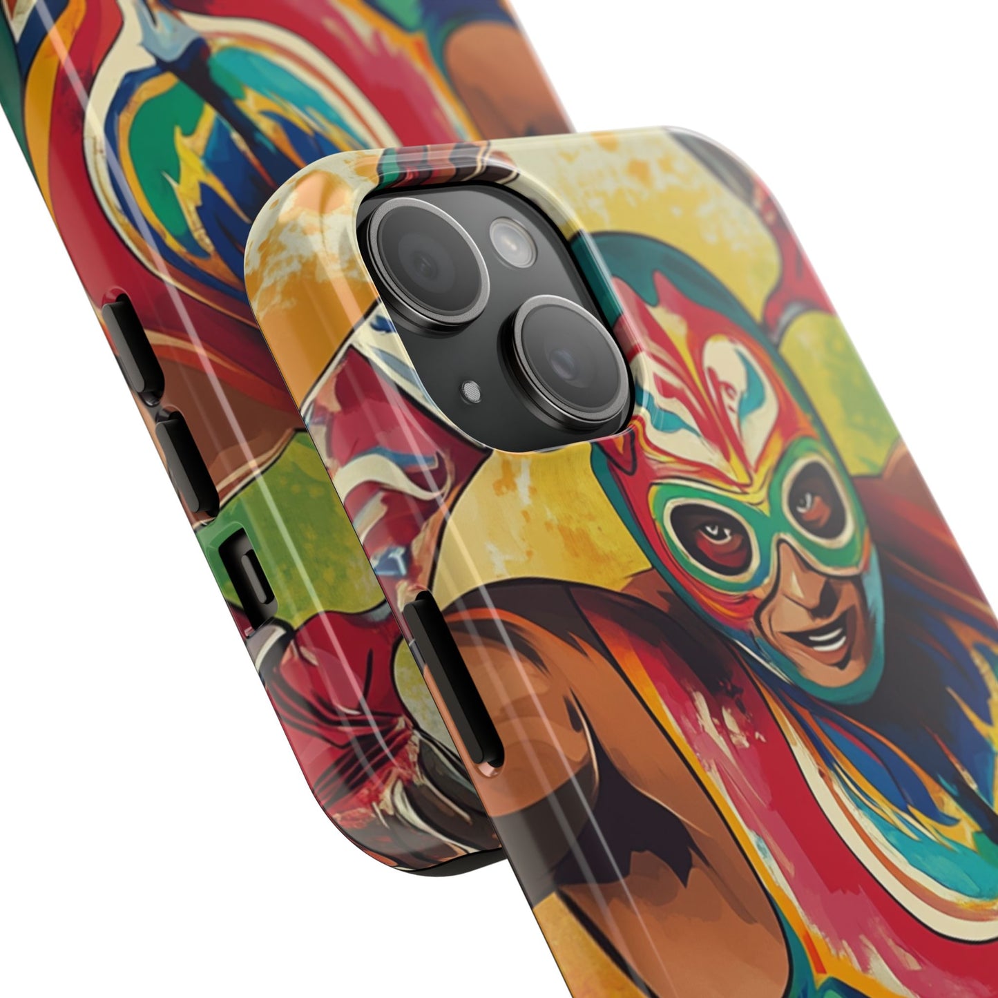 Mexicana de Corazon | Colorful Lucha Libre Wrestler