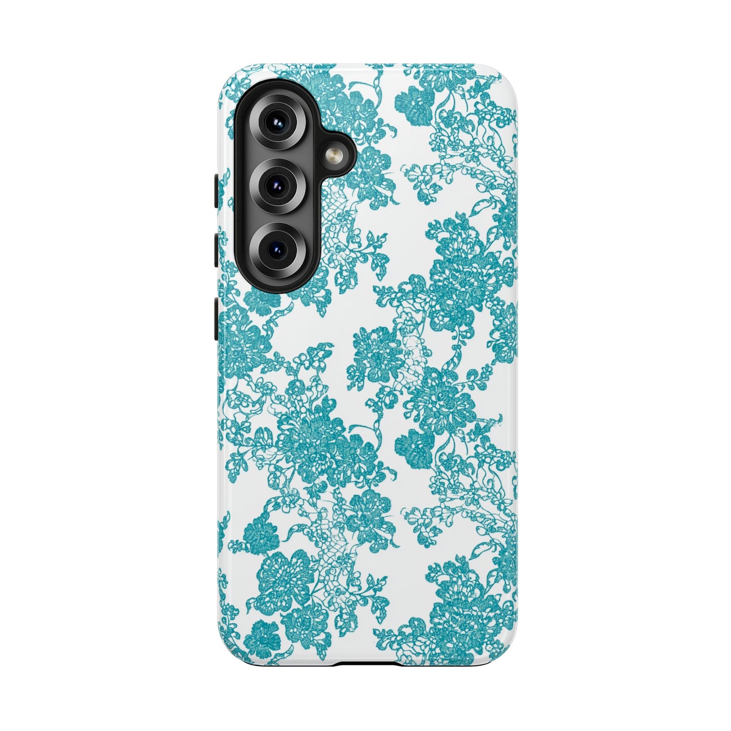 Boho Bliss | Teal on White Lace