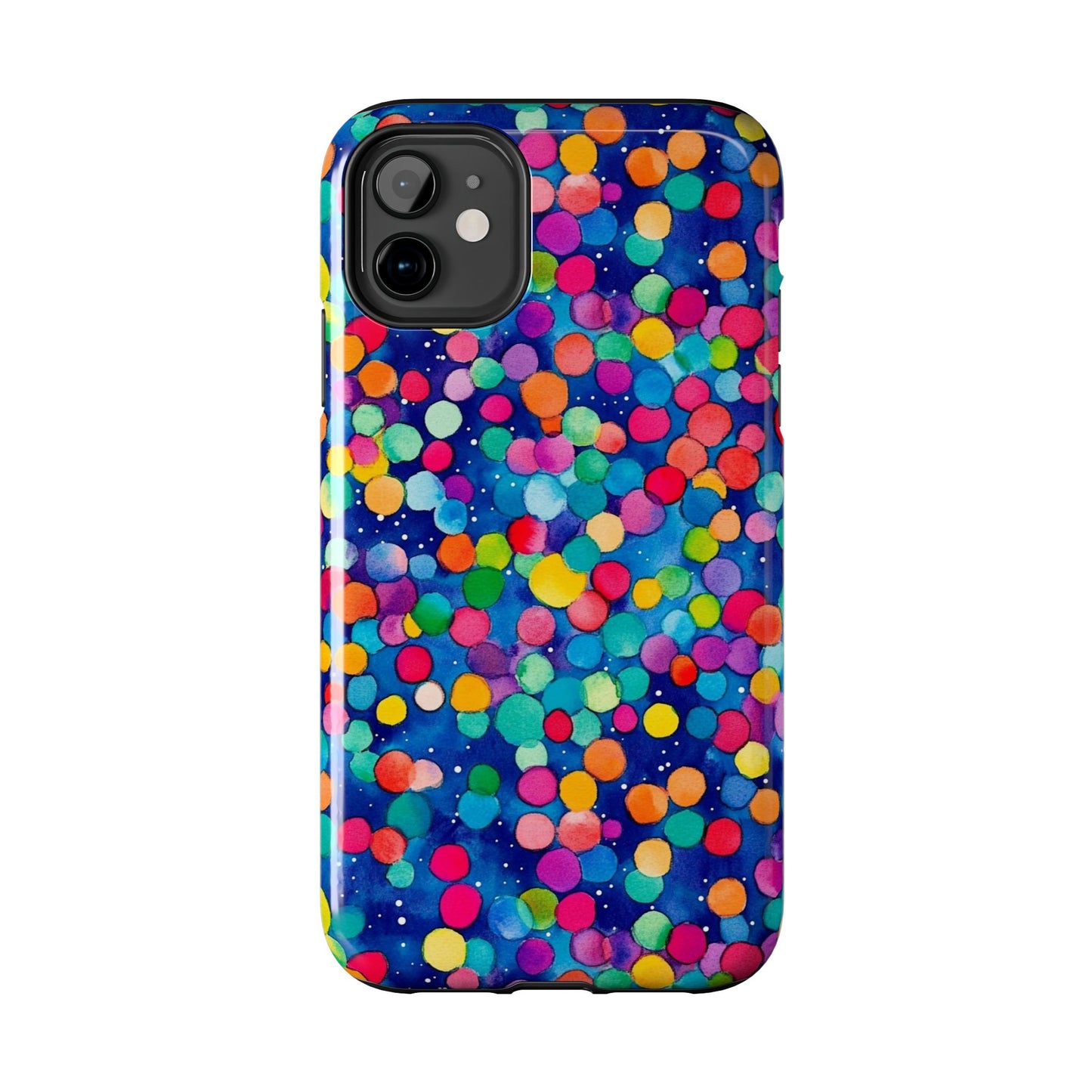 Trendy Spots | Colorful Blues Polka Dots