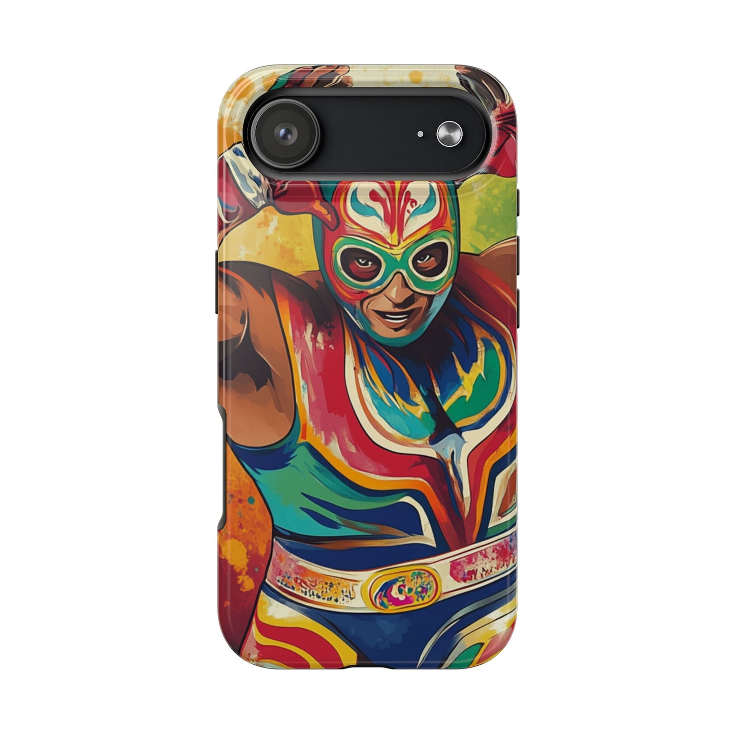 Mexicana de Corazon | Colorful Lucha Libre Wrestler